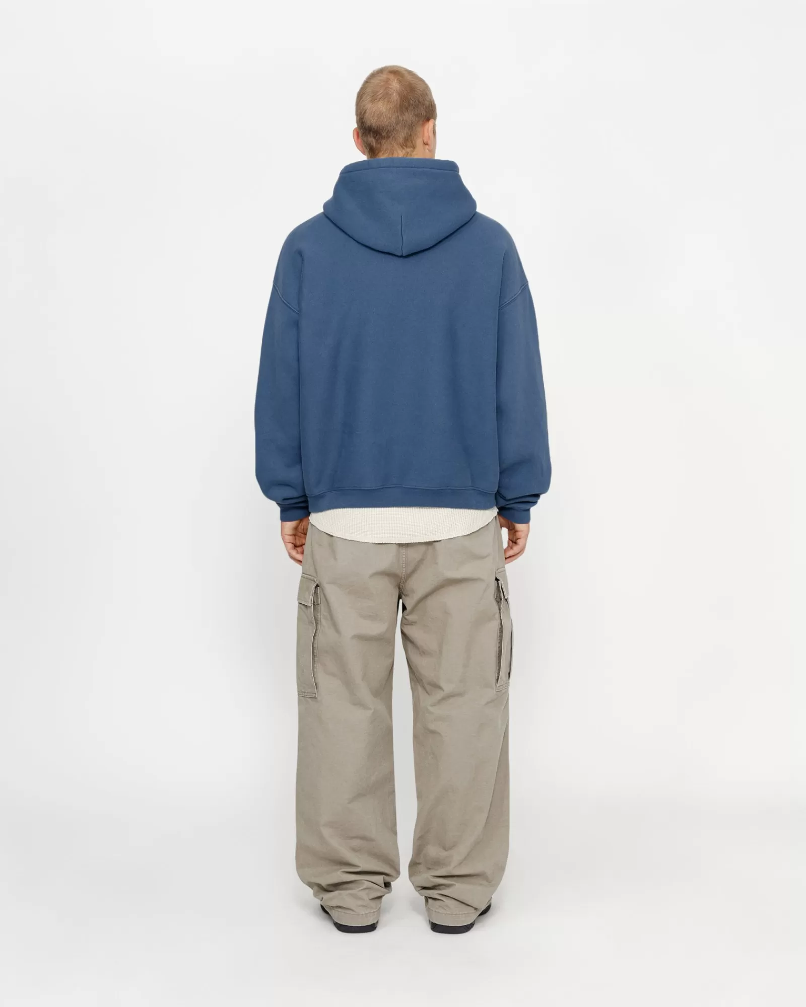 Hoodies*Stüssy 80 RELAXED HOODIE Blue