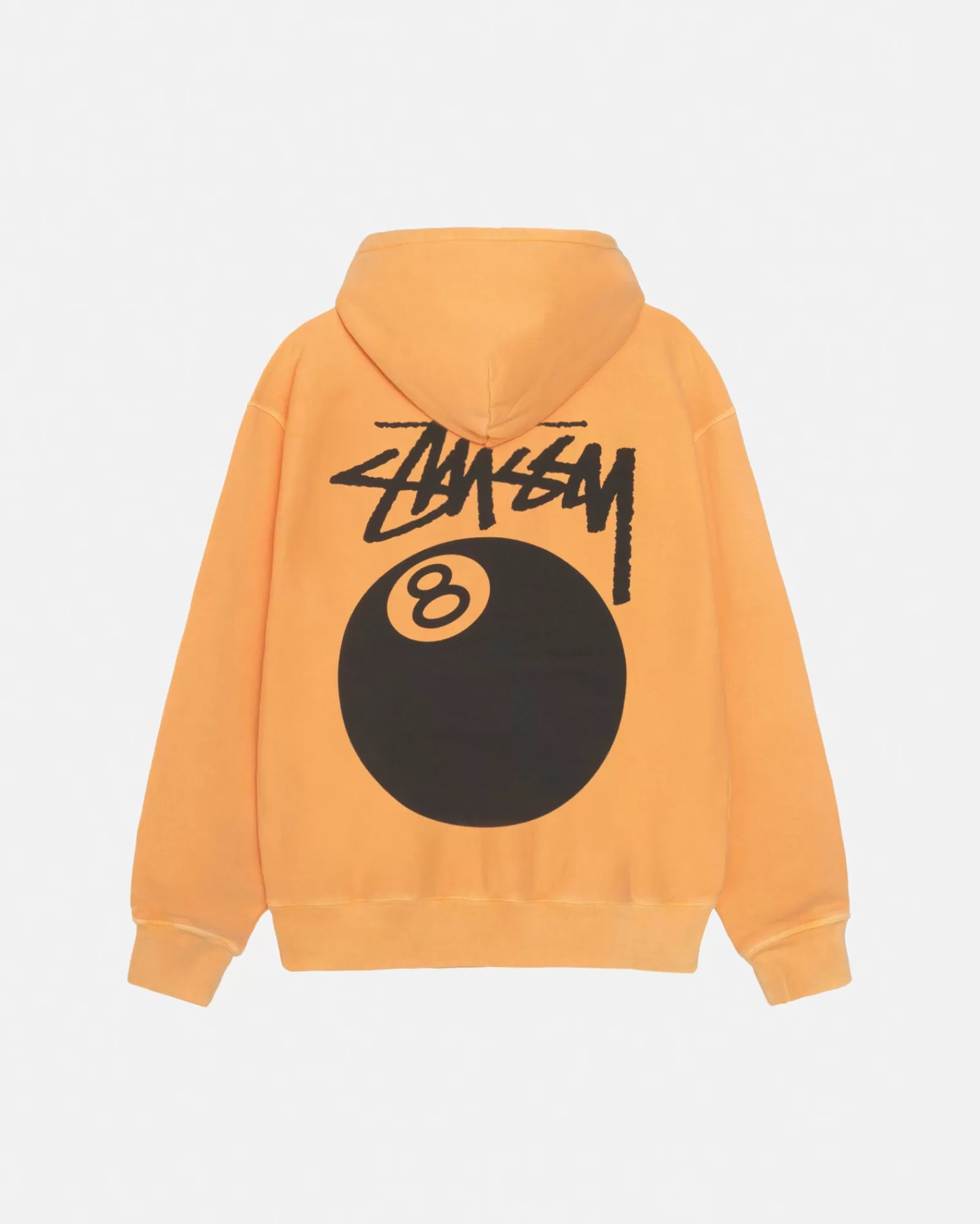 Hoodies*Stüssy 8 BALL HOODIE PIGMENT DYED Orange