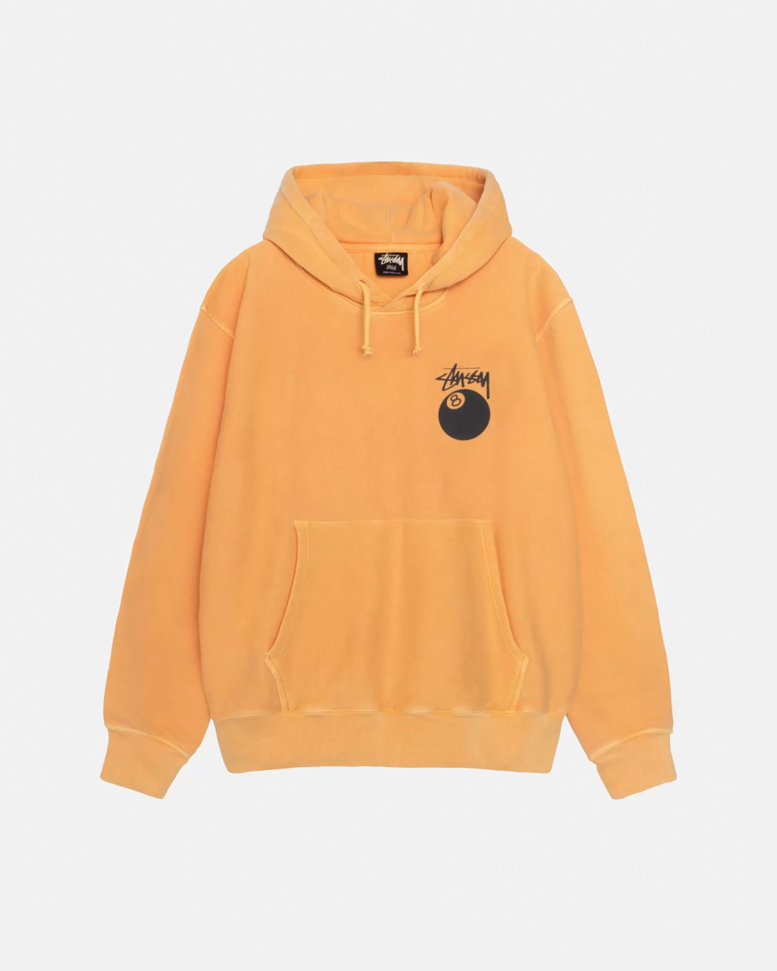 Hoodies*Stüssy 8 BALL HOODIE PIGMENT DYED Orange