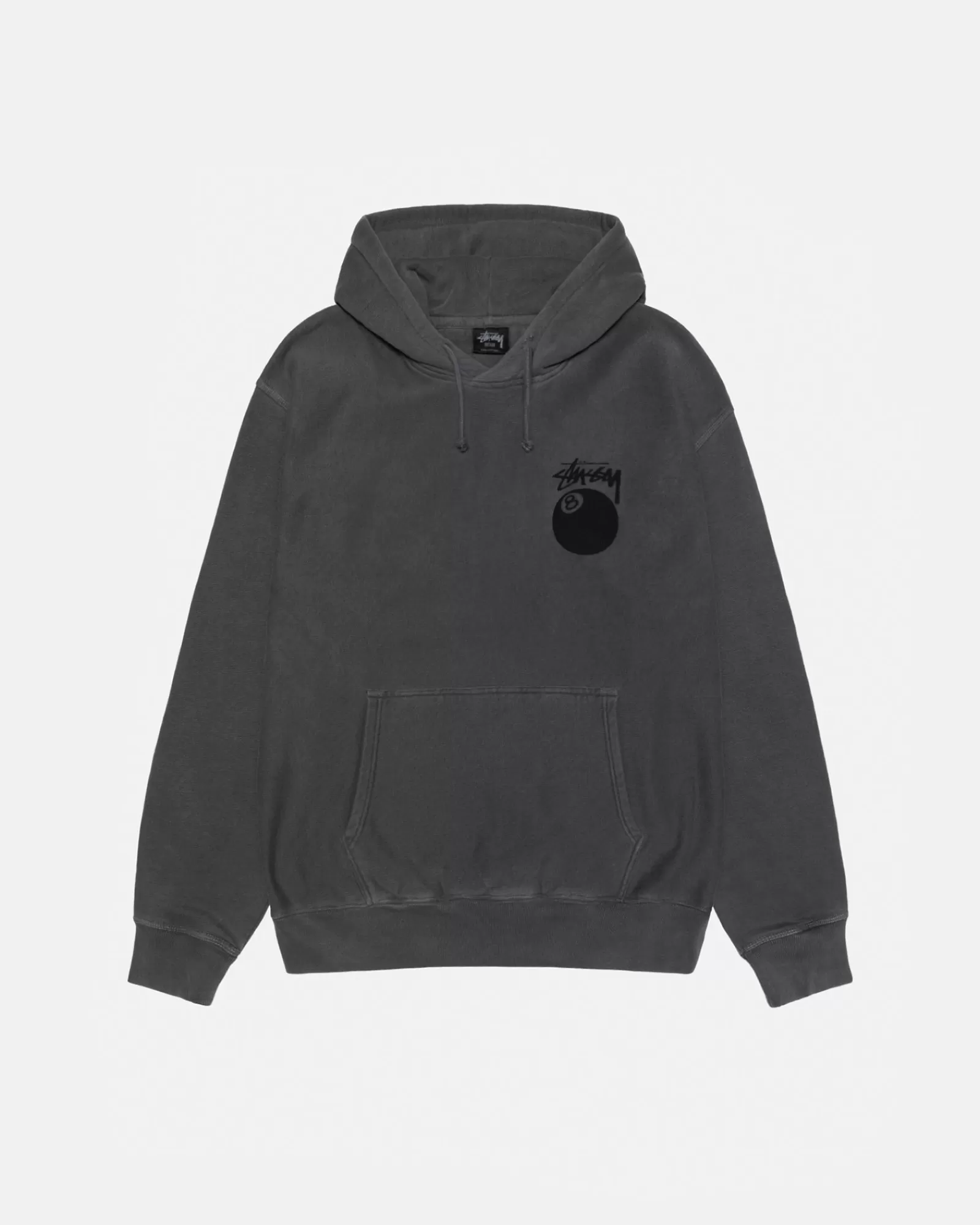 Hoodies*Stüssy 8 BALL HOODIE PIGMENT DYED Black