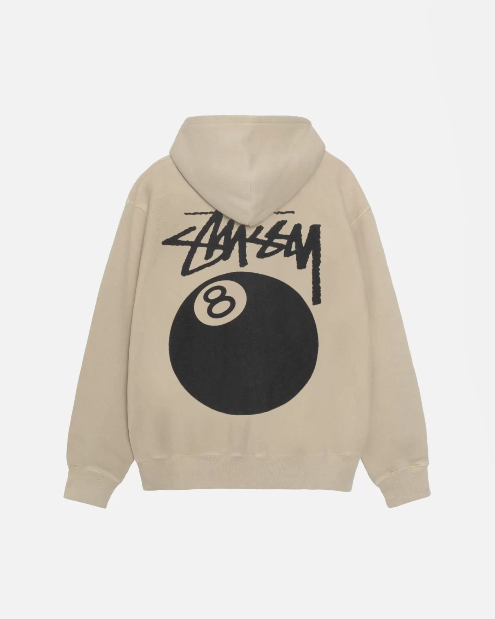 Hoodies*Stüssy 8 BALL ZIP HOODIE PIGMENT DYED Khaki