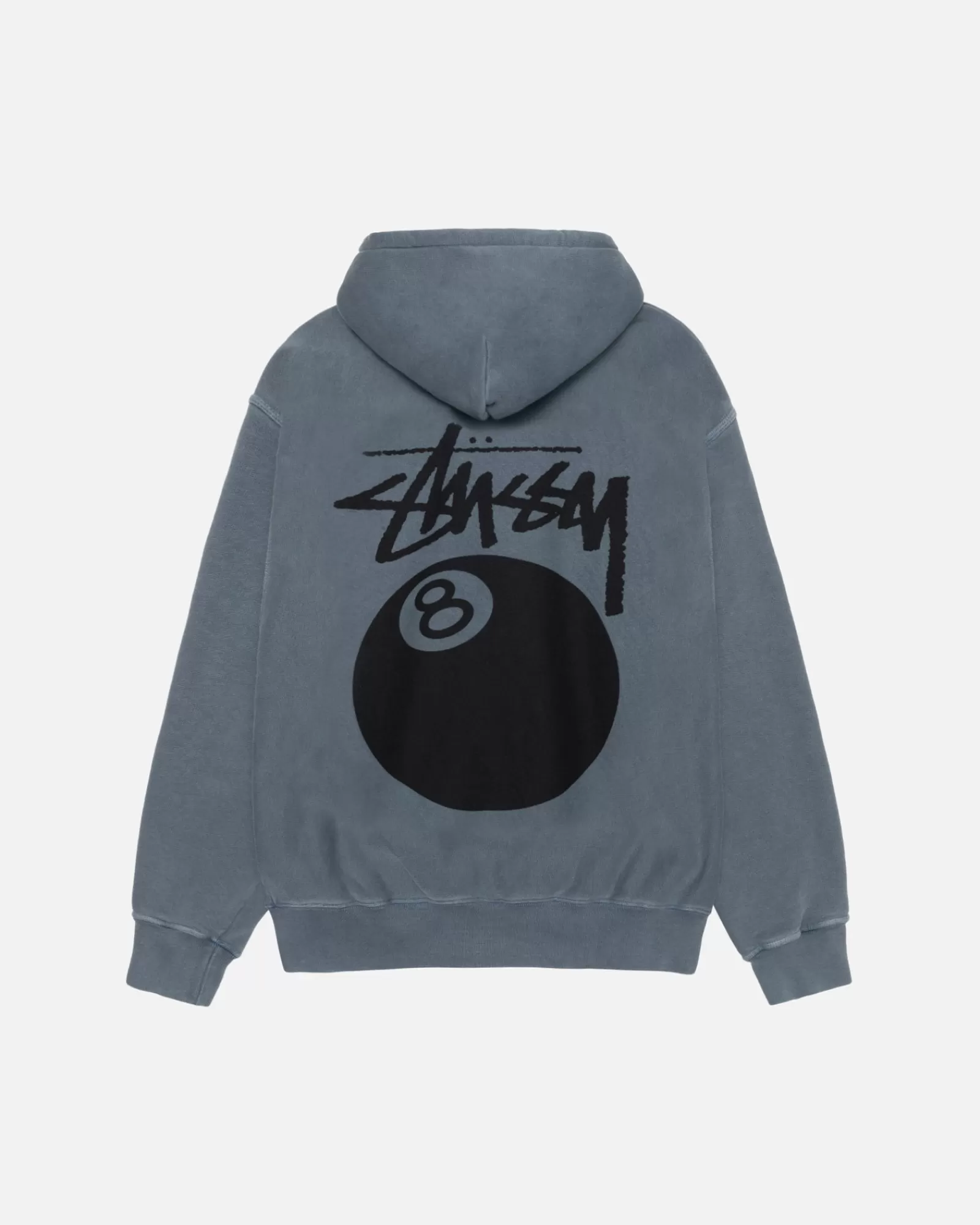 Hoodies*Stüssy 8 BALL ZIP HOODIE PIGMENT DYED Navy