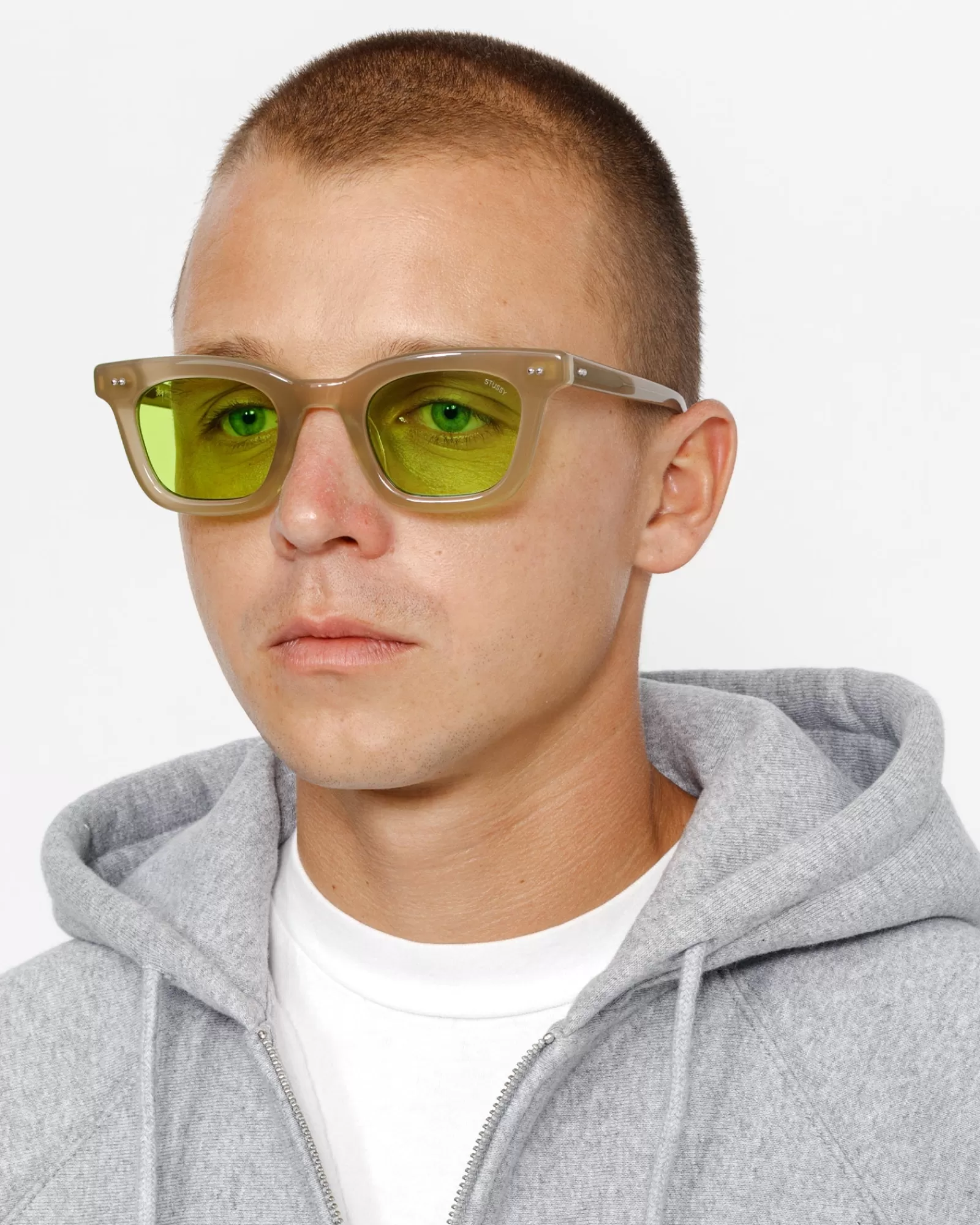 Accessoires | Sonnenbrillen*Stüssy ACE SUNGLASSES Bone / Lime