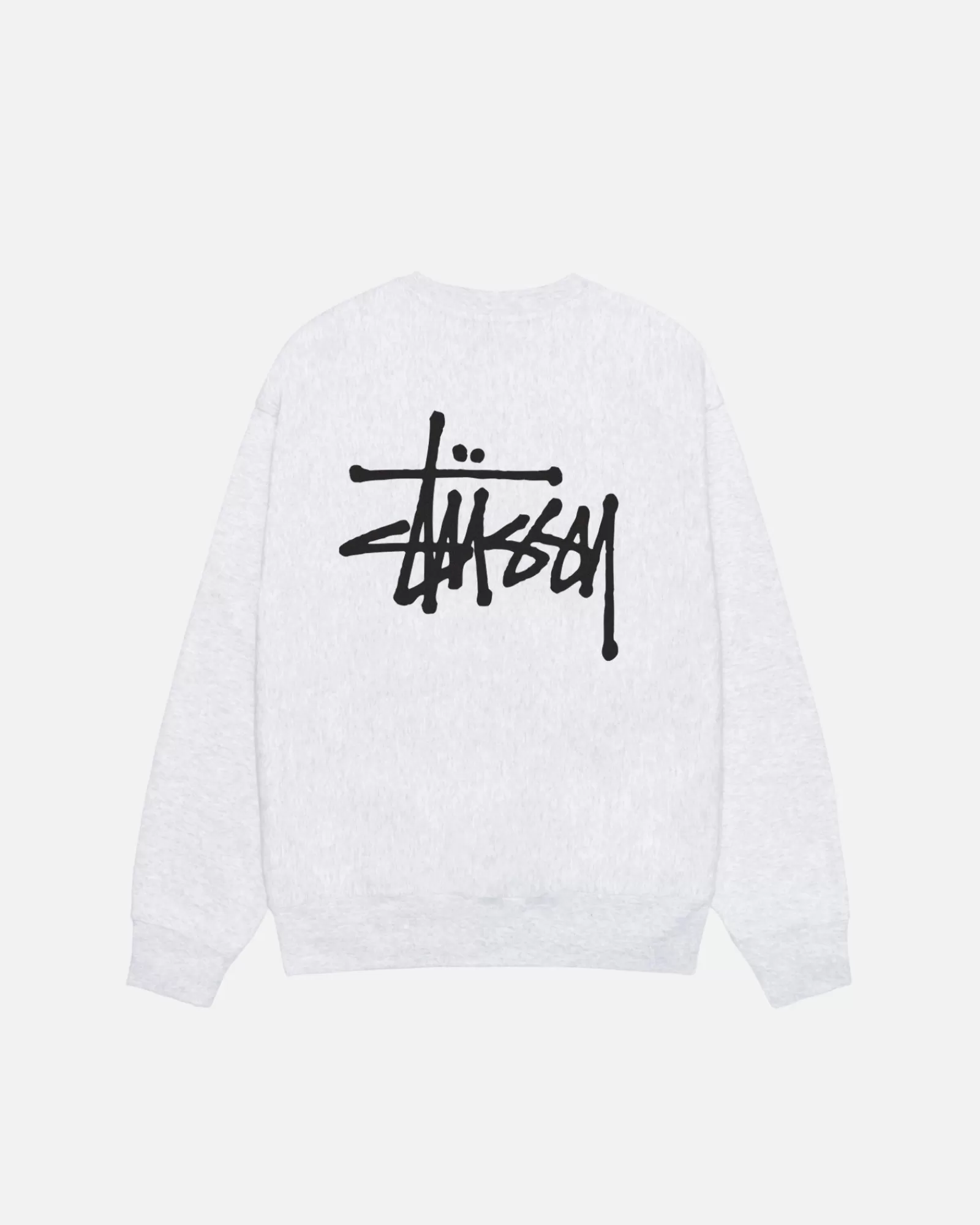 Crews*Stüssy BASIC STÜSSY CREW Ash Heather