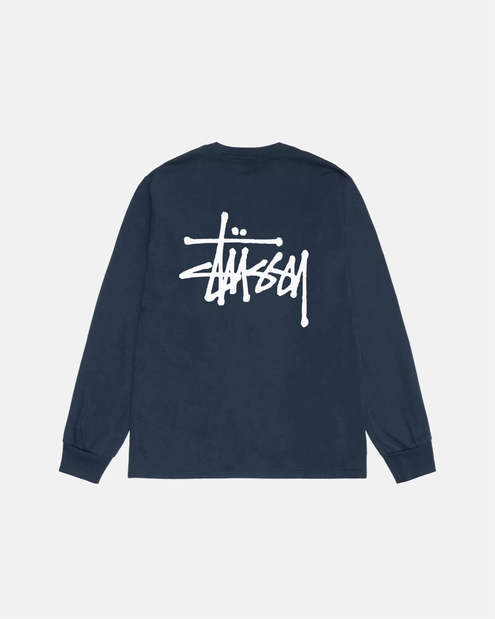 T-Shirts*Stüssy BASIC STÜSSY LS TEE Navy