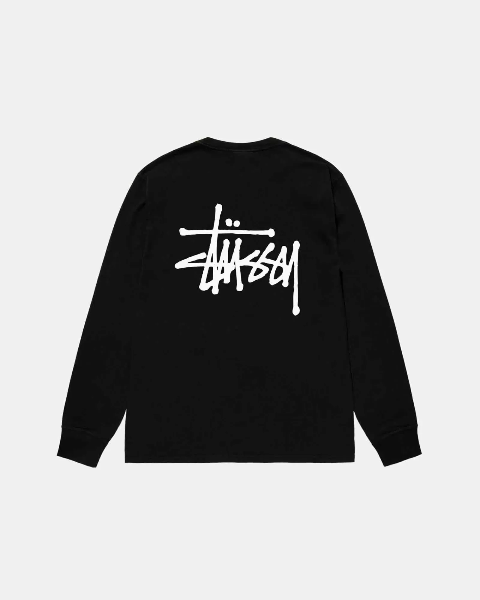 T-Shirts*Stüssy BASIC STÜSSY LS TEE Black