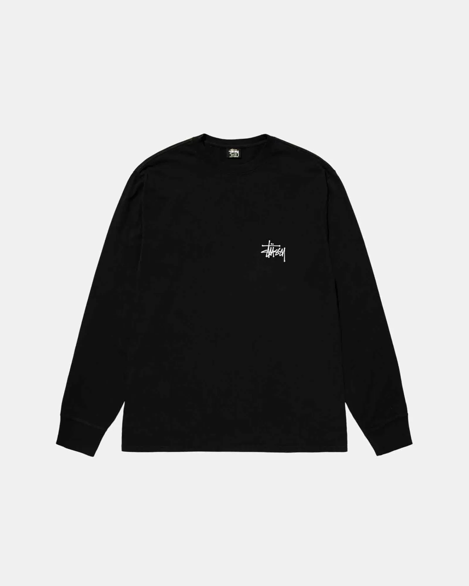 T-Shirts*Stüssy BASIC STÜSSY LS TEE Black