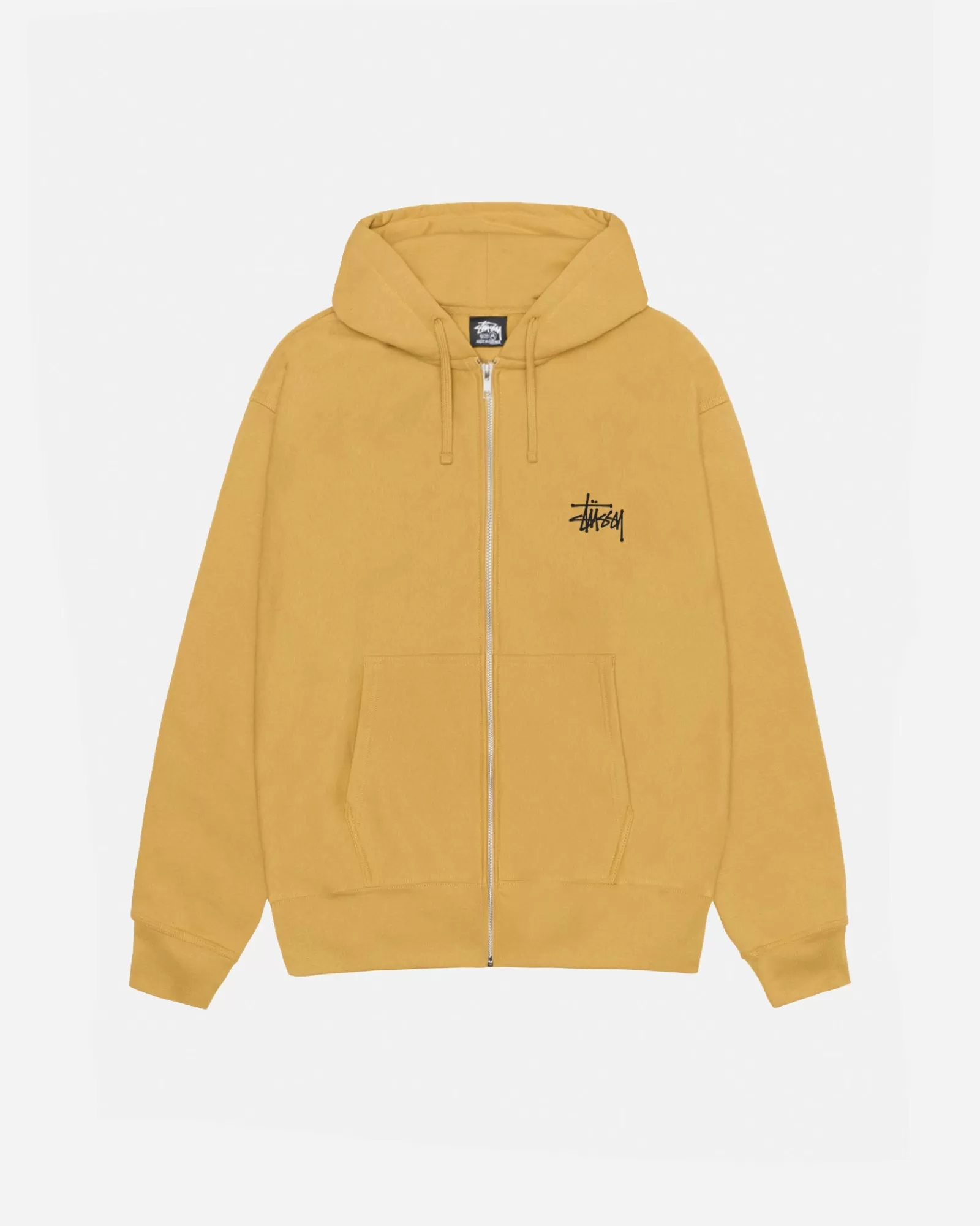 Hoodies*Stüssy BASIC STÜSSY ZIP HOODIE Curry