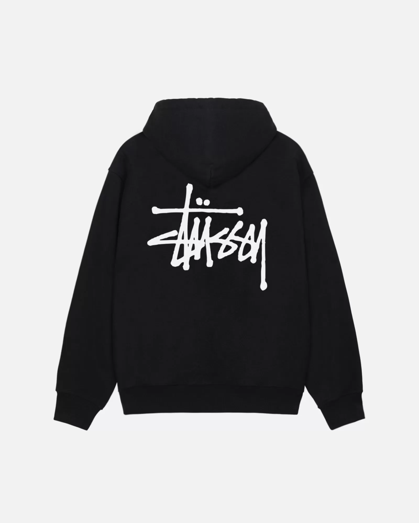 Hoodies*Stüssy BASIC STÜSSY ZIP HOODIE Black