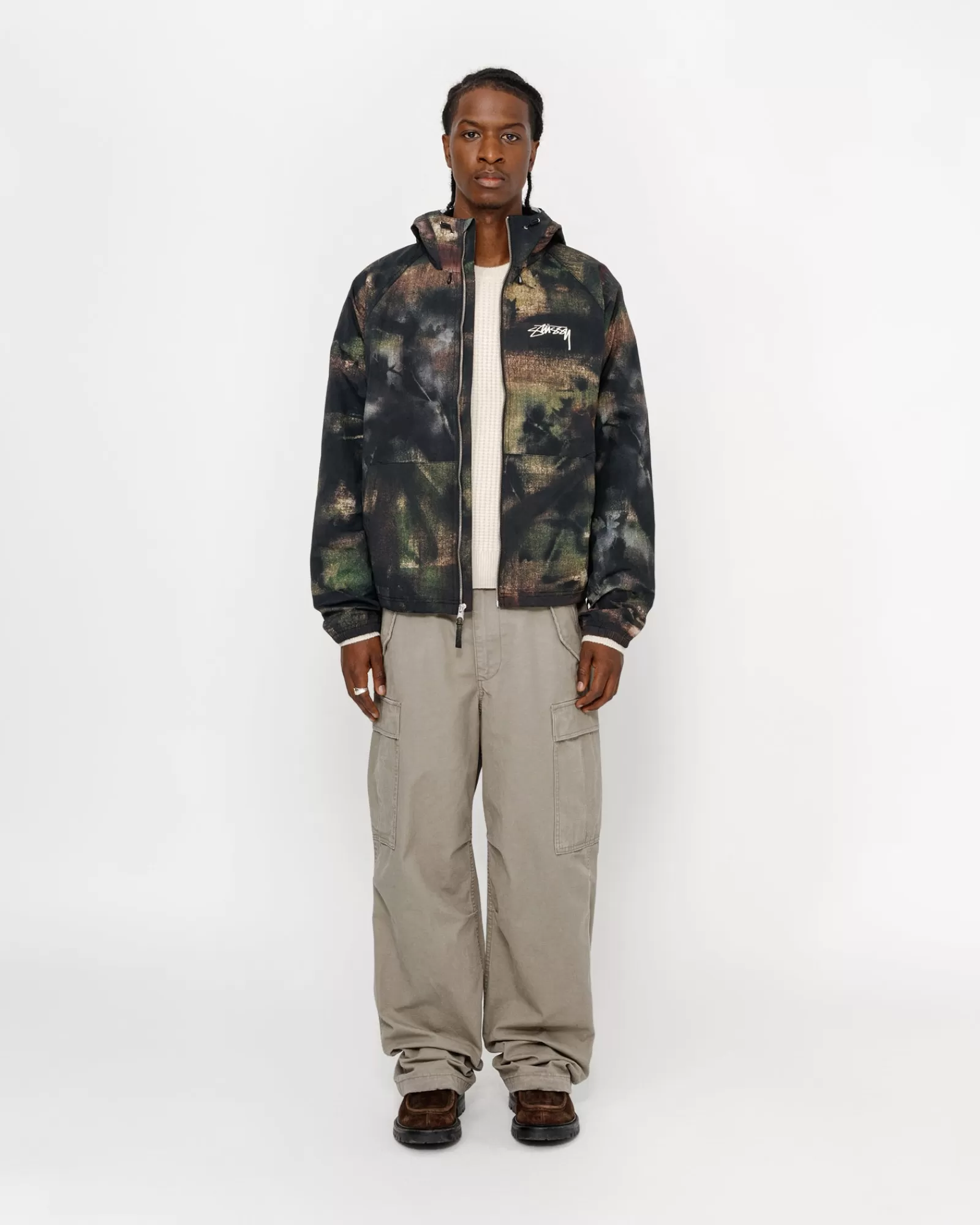 Jacken & Westen*Stüssy BEACH SHELL STENPAT CAMO Fortine