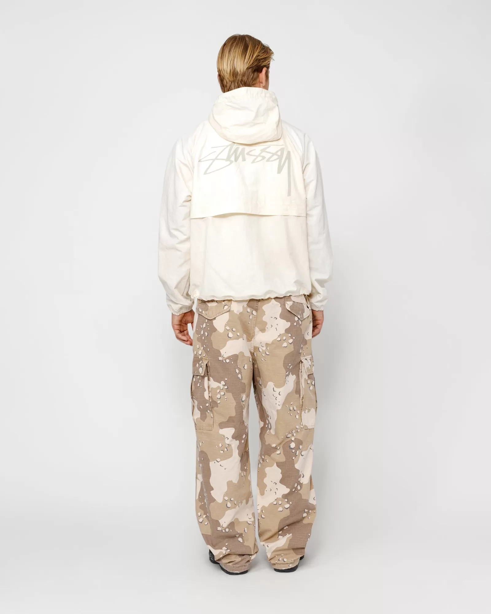 Jacken & Westen*Stüssy BEACH SHELL WAVE DYE Bone