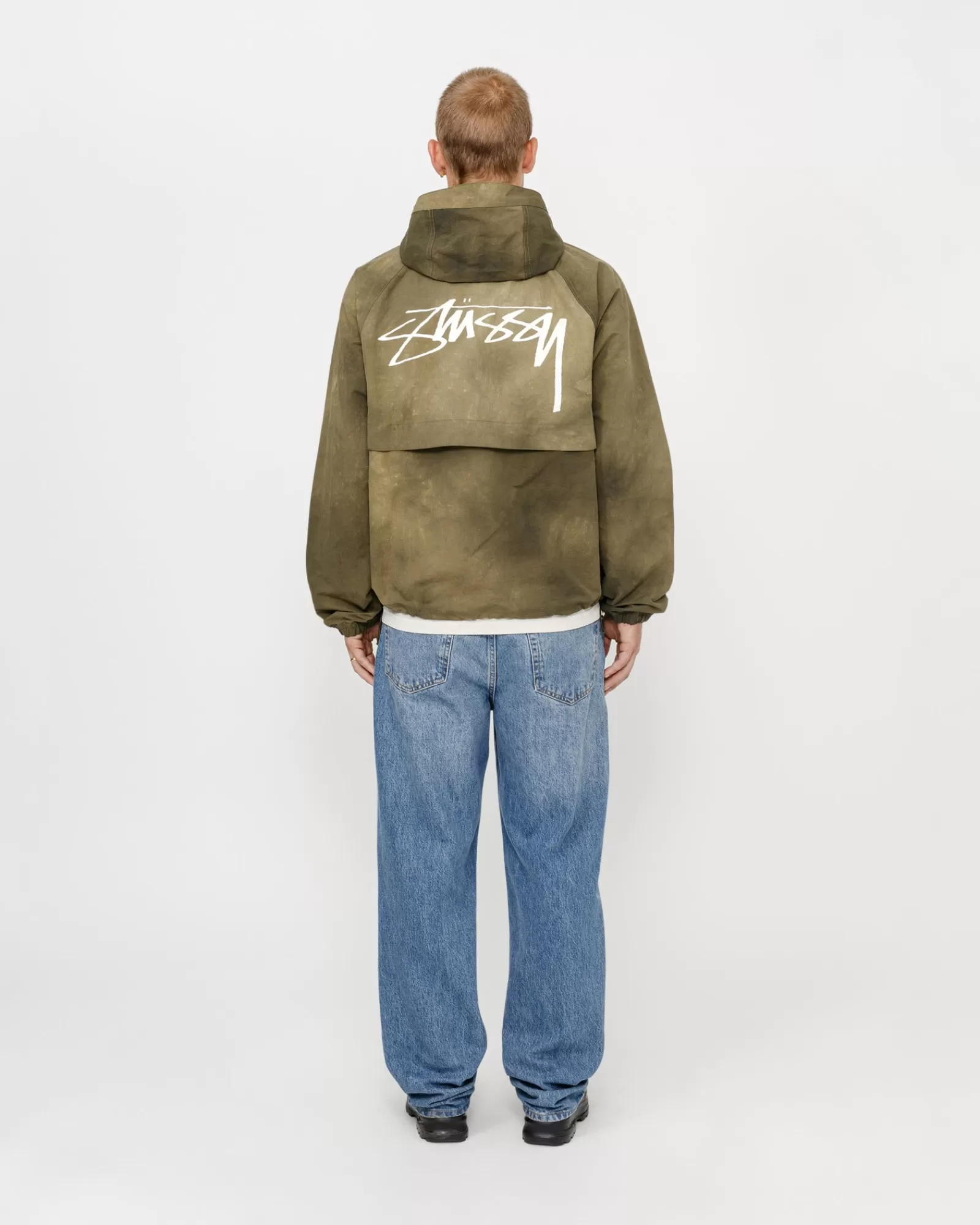 Jacken & Westen*Stüssy BEACH SHELL WAVE DYE Forest Green