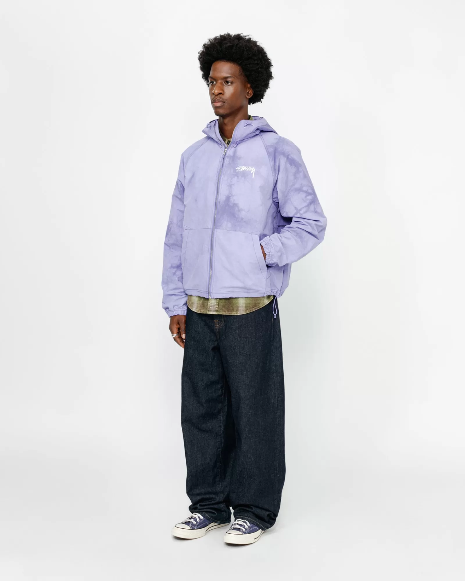 Jacken & Westen*Stüssy BEACH SHELL WAVE DYE Lilac