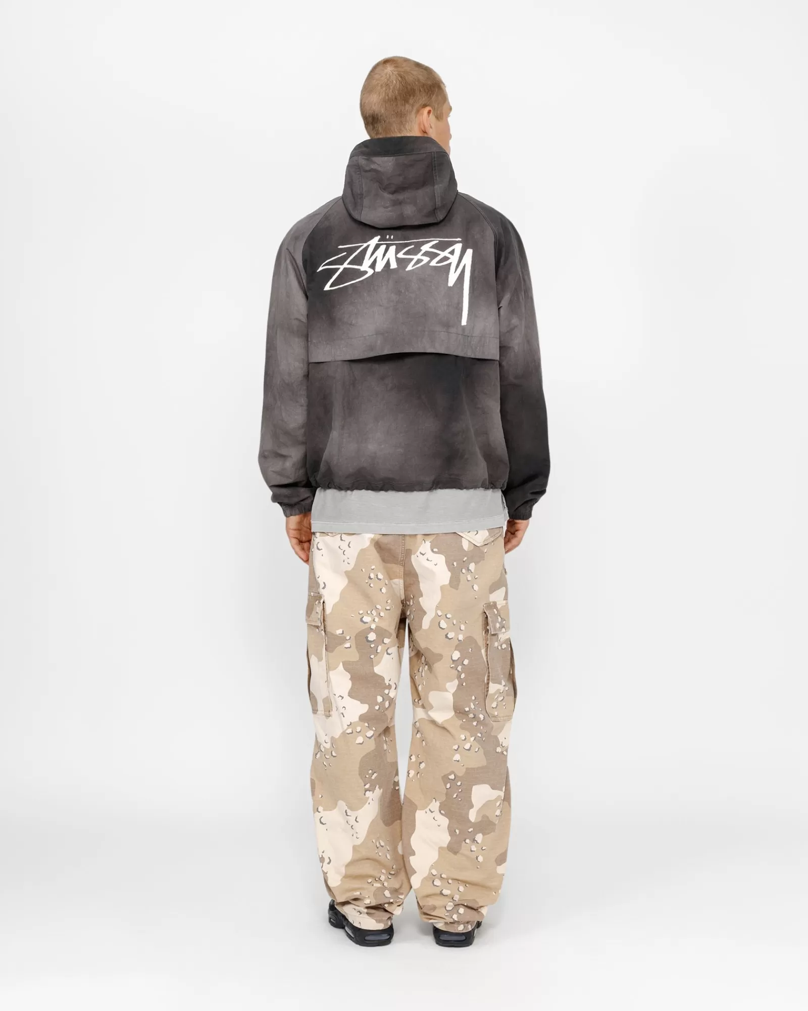 Jacken & Westen*Stüssy BEACH SHELL WAVE DYE Black