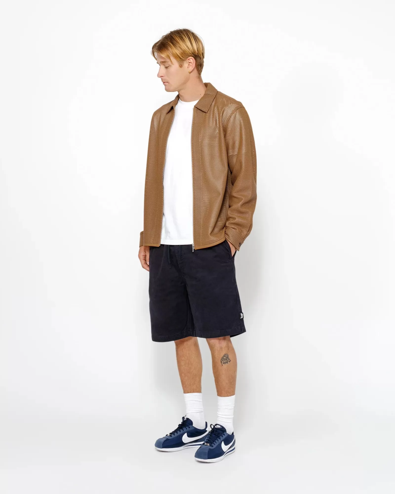 Shorts*Stüssy BEACH SHORT BRUSHED COTTON Navy