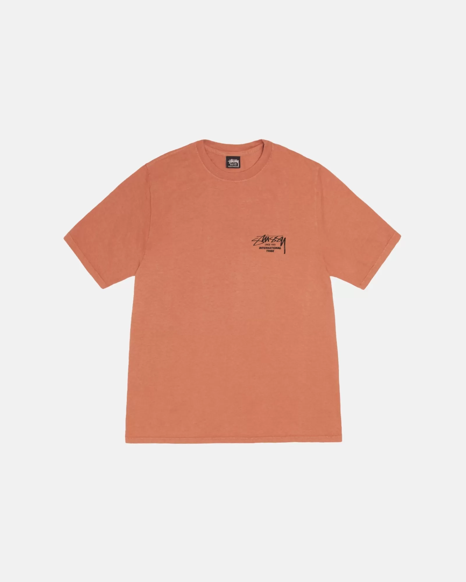 T-Shirts*Stüssy BEAT SOUNDS TEE PIGMENTGEFÄRBT Rust