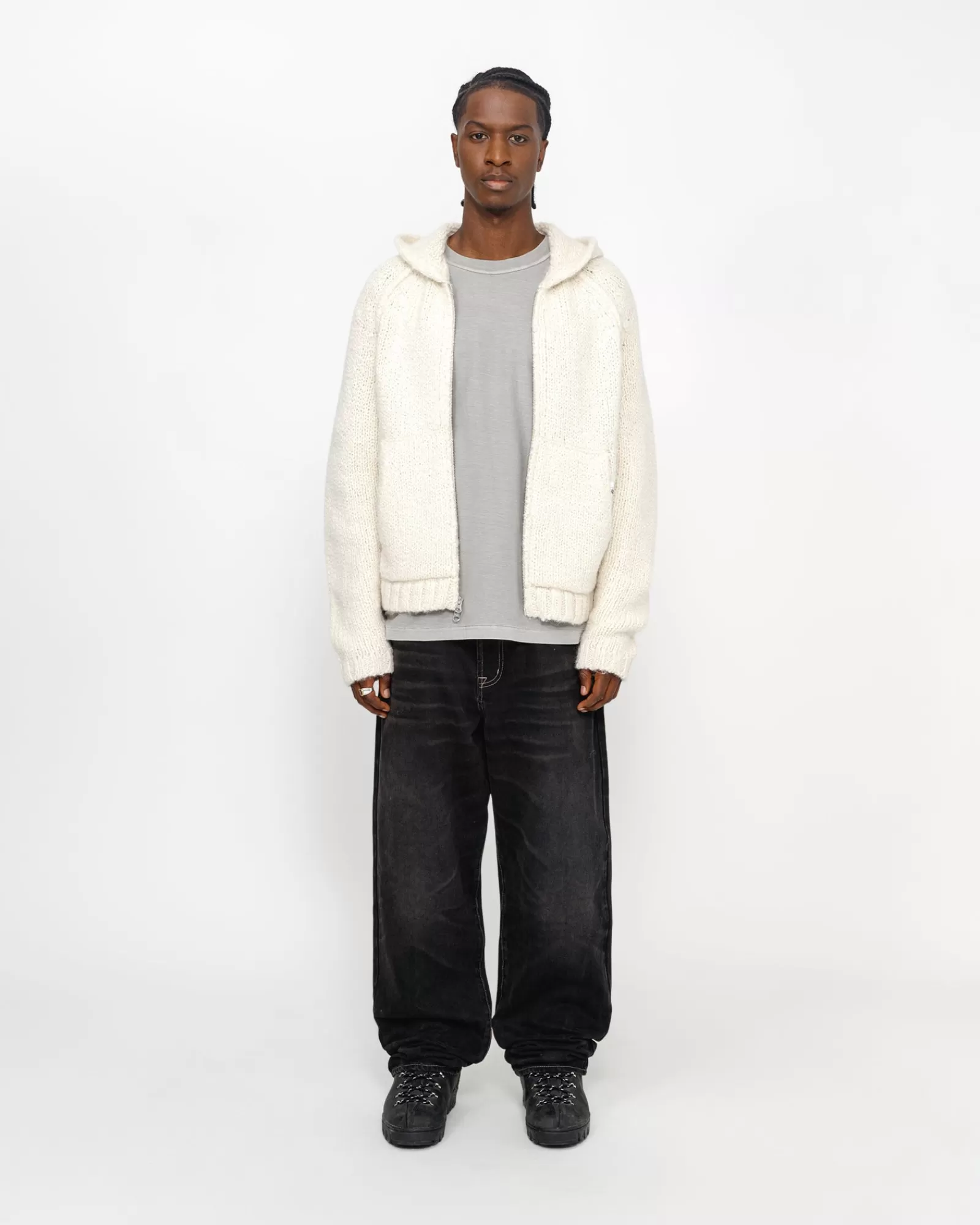Hosen | Denim*Stüssy BIG OL' JEAN VINTAGE WASH DENIM Black