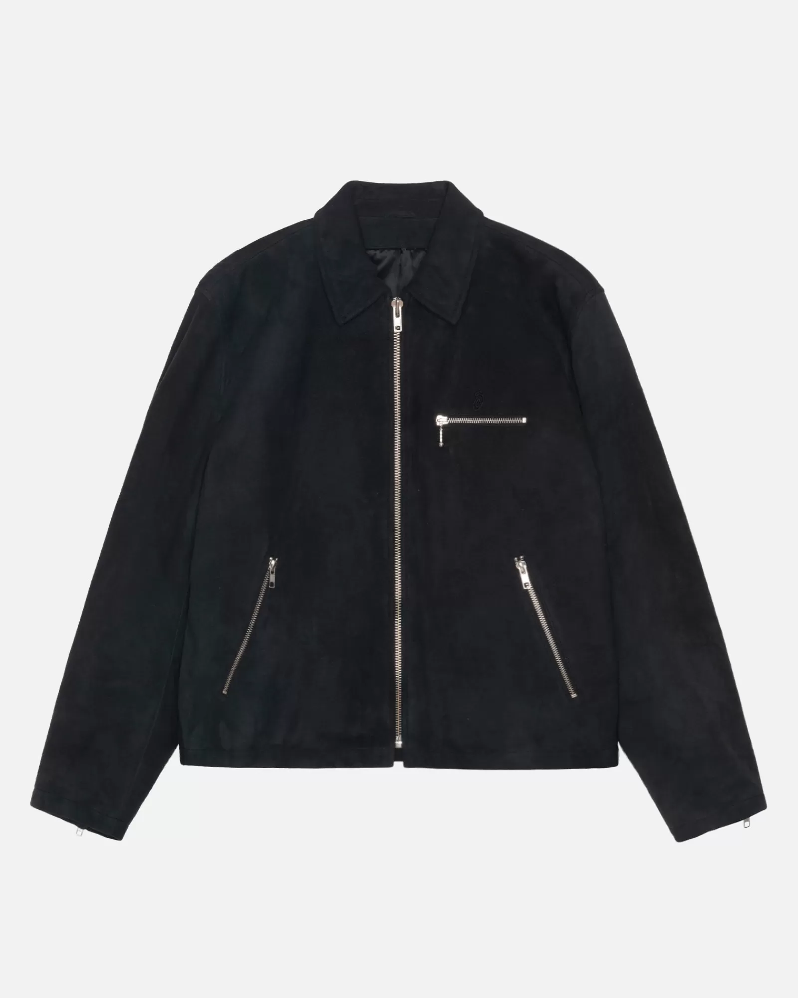 Jacken & Westen*Stüssy BING JACKET SUEDE Black