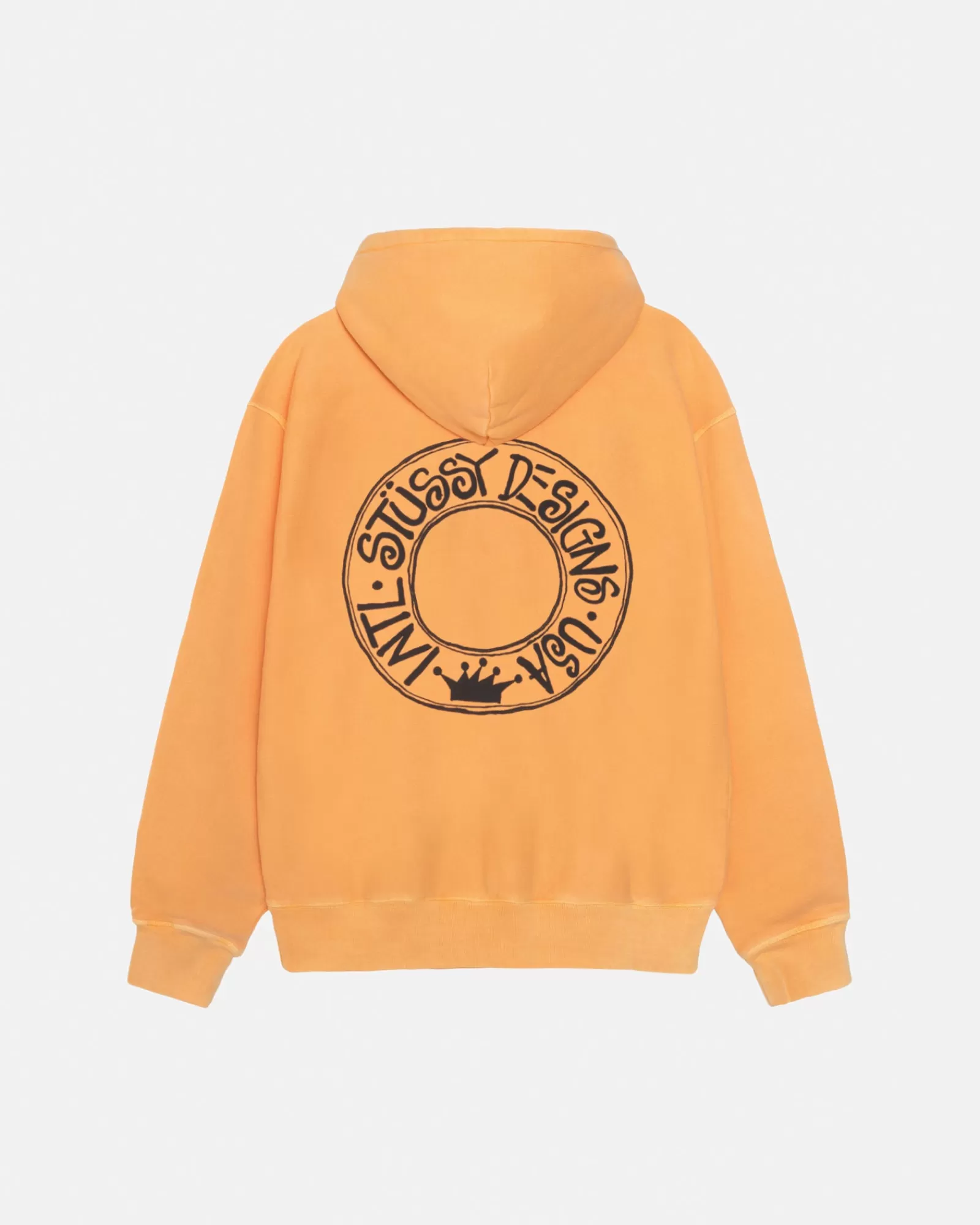 Hoodies*Stüssy BUANA HOODIE PIGMENT DYED Orange