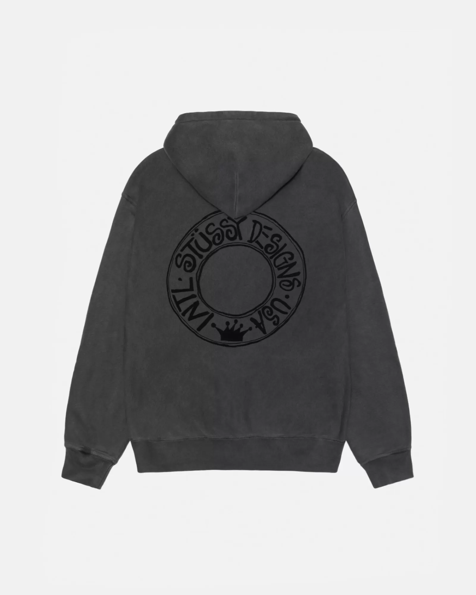 Hoodies*Stüssy BUANA HOODIE PIGMENT DYED Black