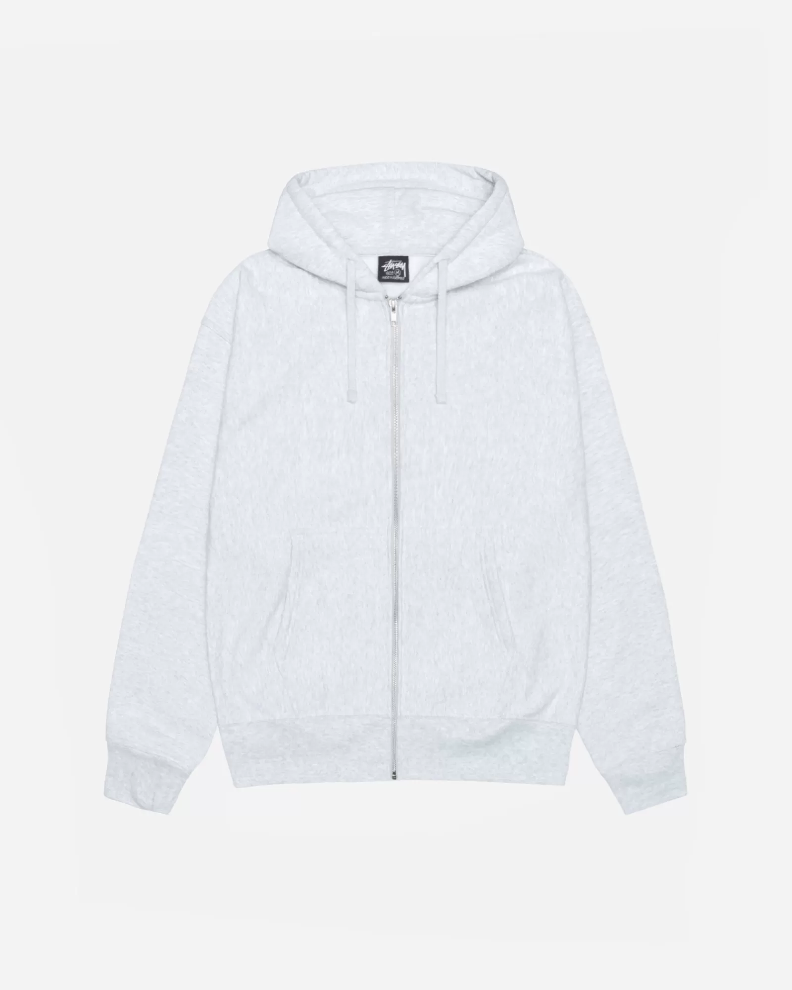 Hoodies*Stüssy BUANA STOCK ZIP HOODIE Ash Heather