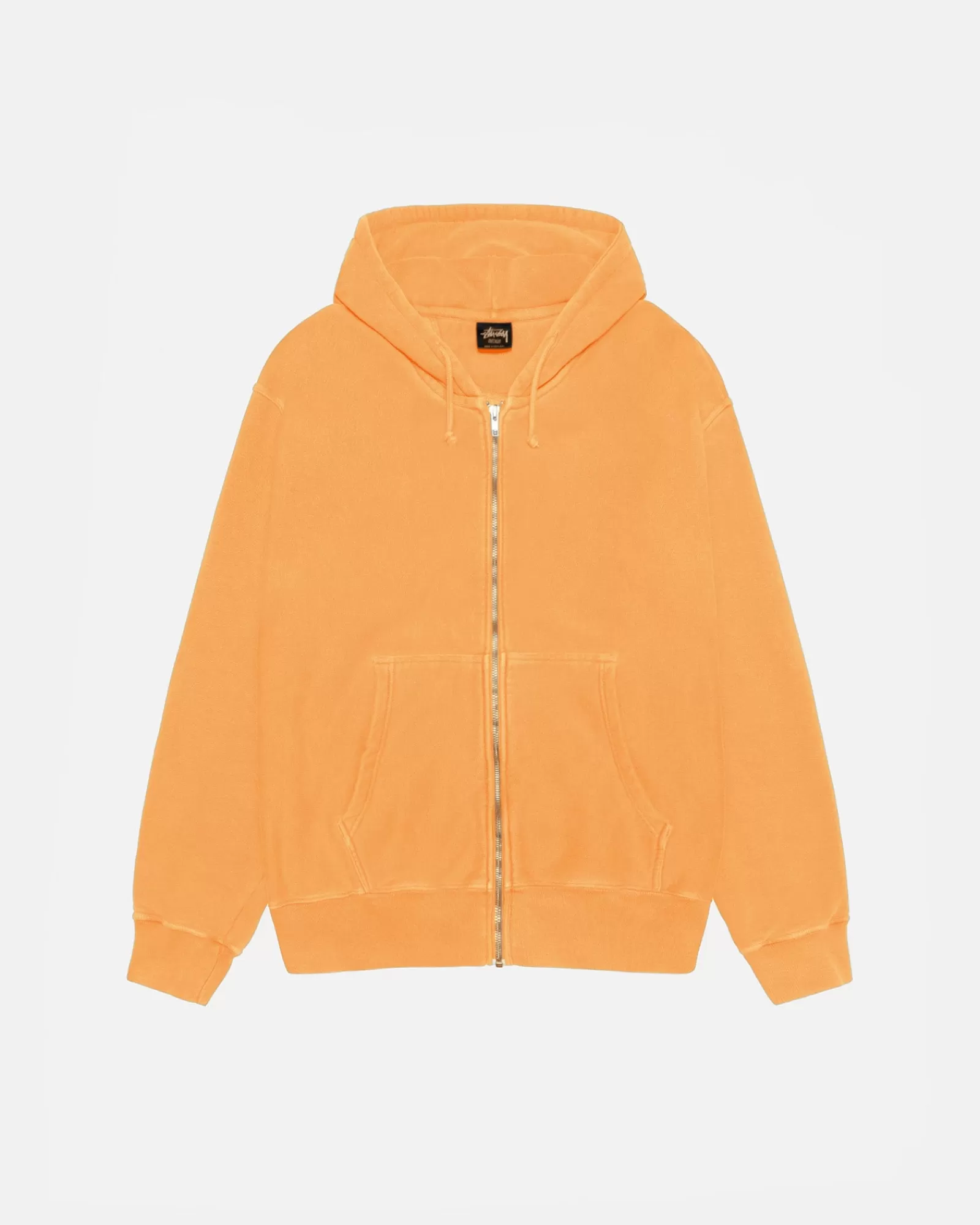 Hoodies*Stüssy BUANA ZIP HOODIE PIGMENT DYED Orange