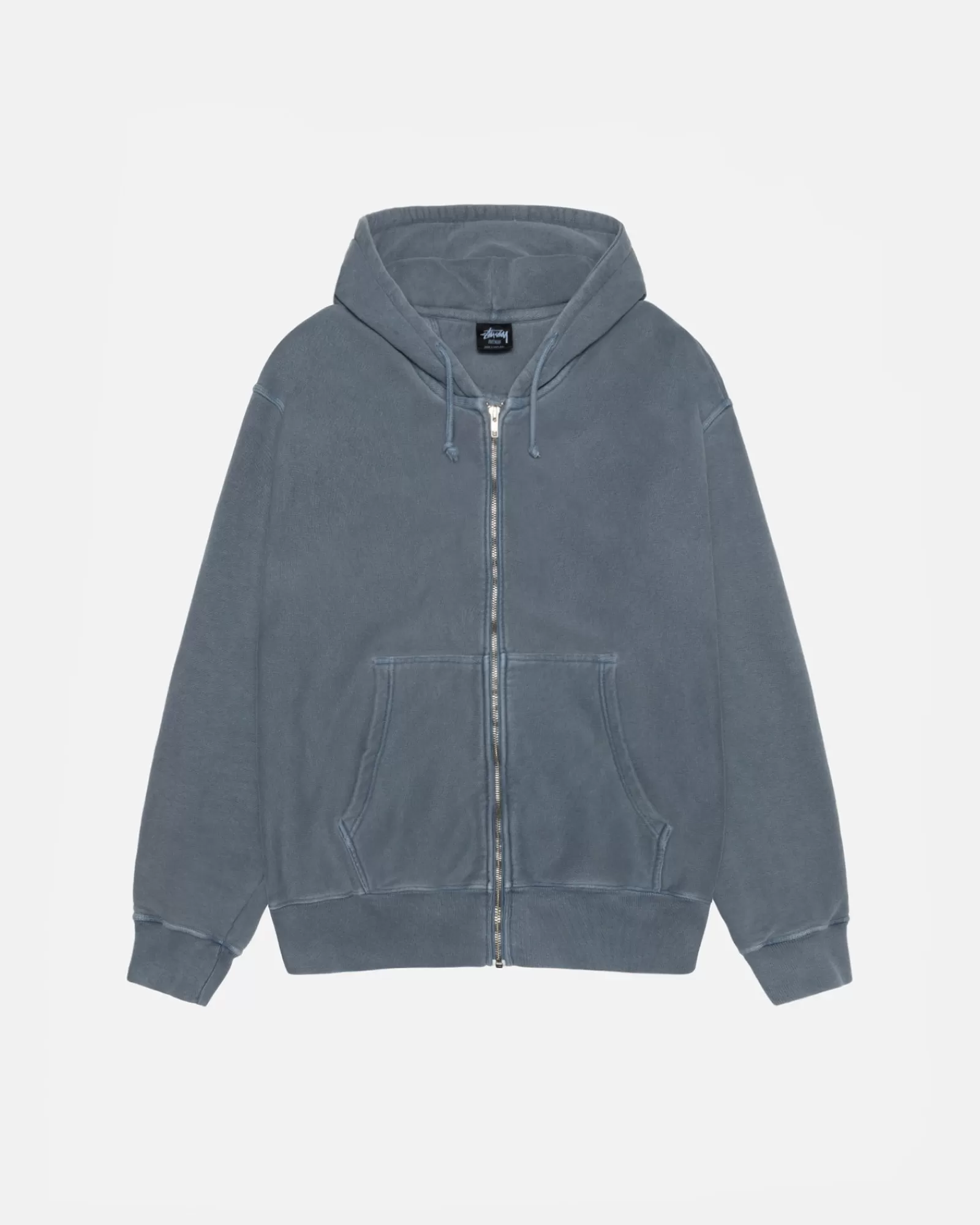 Hoodies*Stüssy BUANA ZIP HOODIE PIGMENT DYED Navy