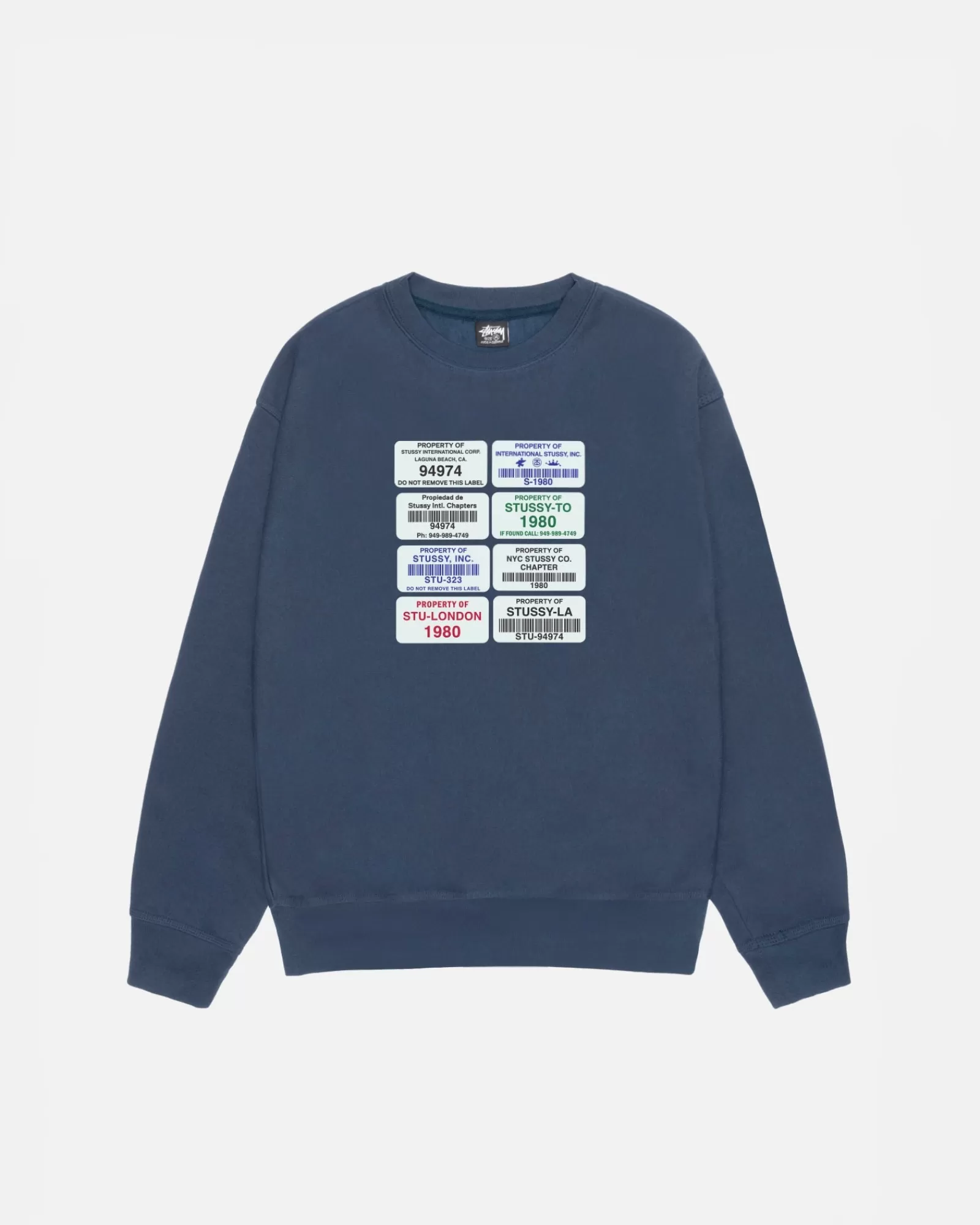 Crews*Stüssy CODES CREW Navy