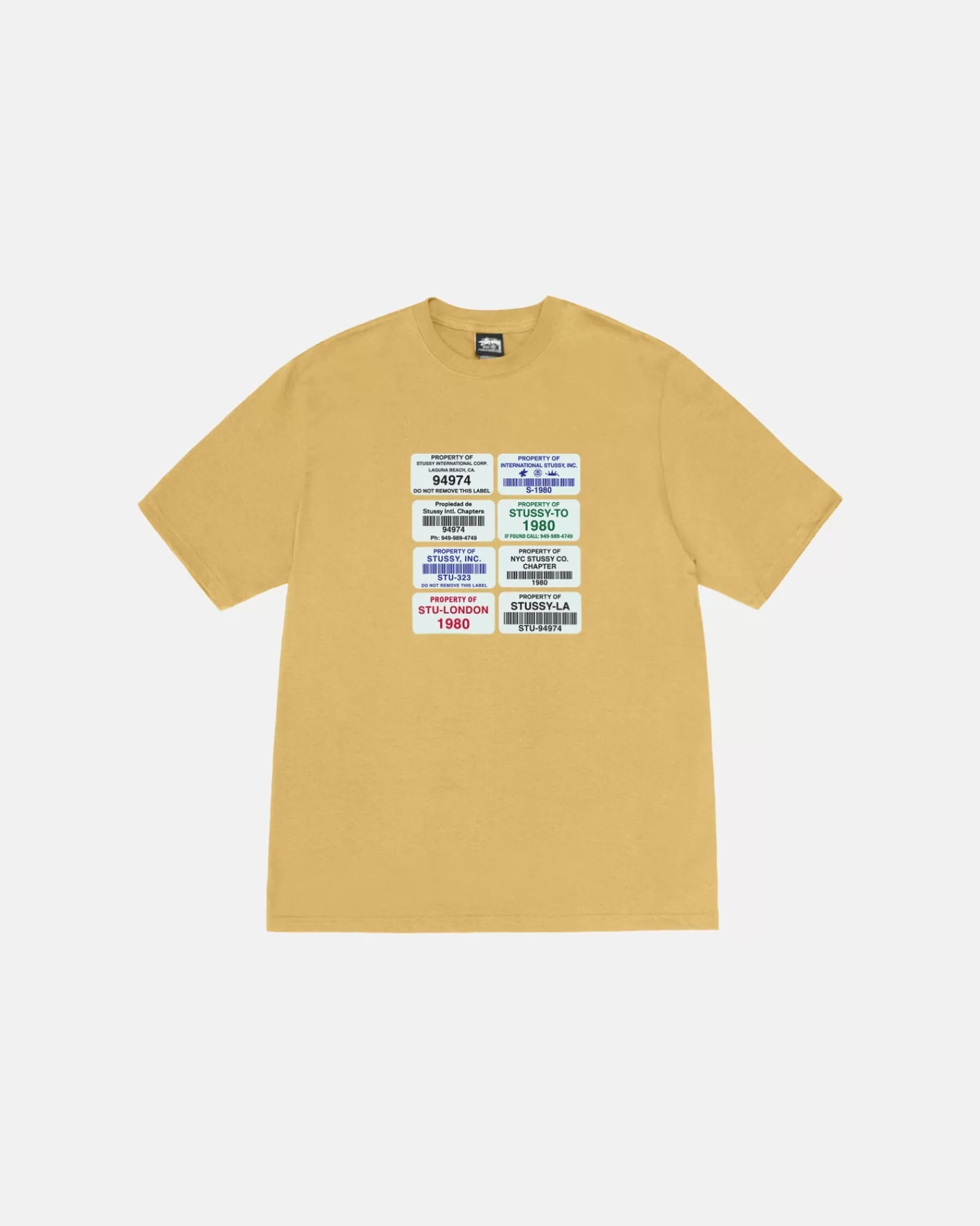 T-Shirts*Stüssy CODES TEE Curry