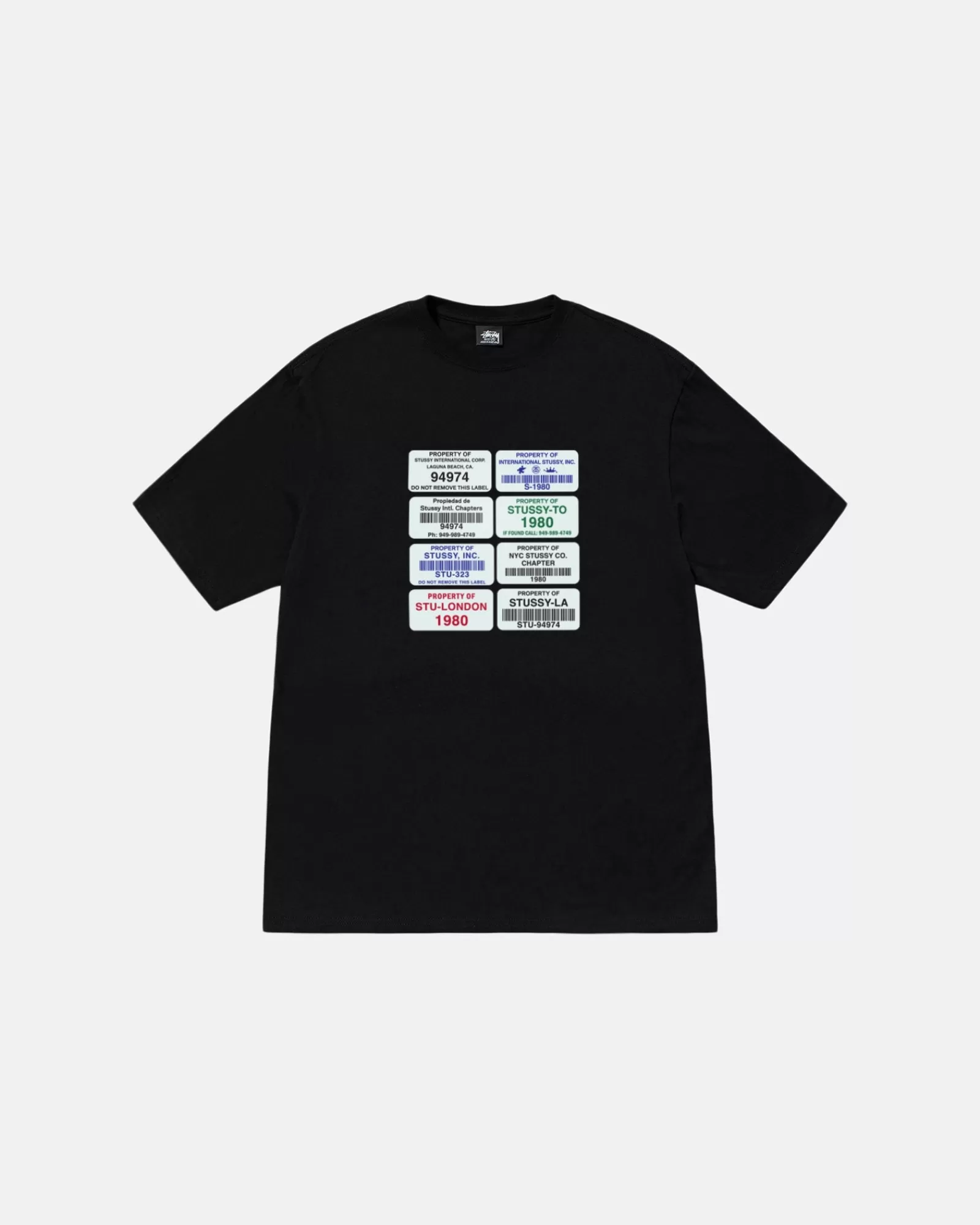 T-Shirts*Stüssy CODES TEE Black