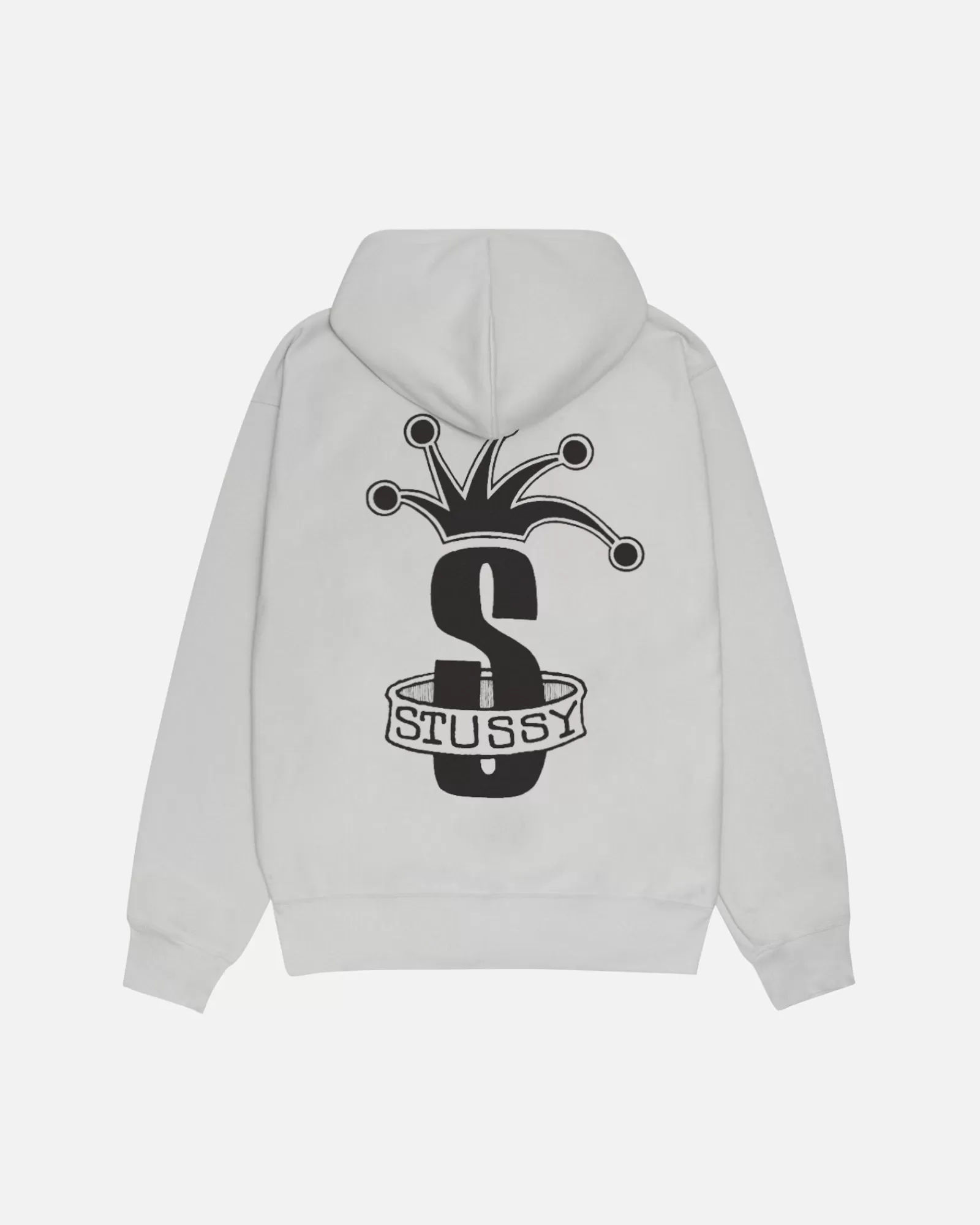 Hoodies*Stüssy CROWN BAND ZIP HOODIE Fog