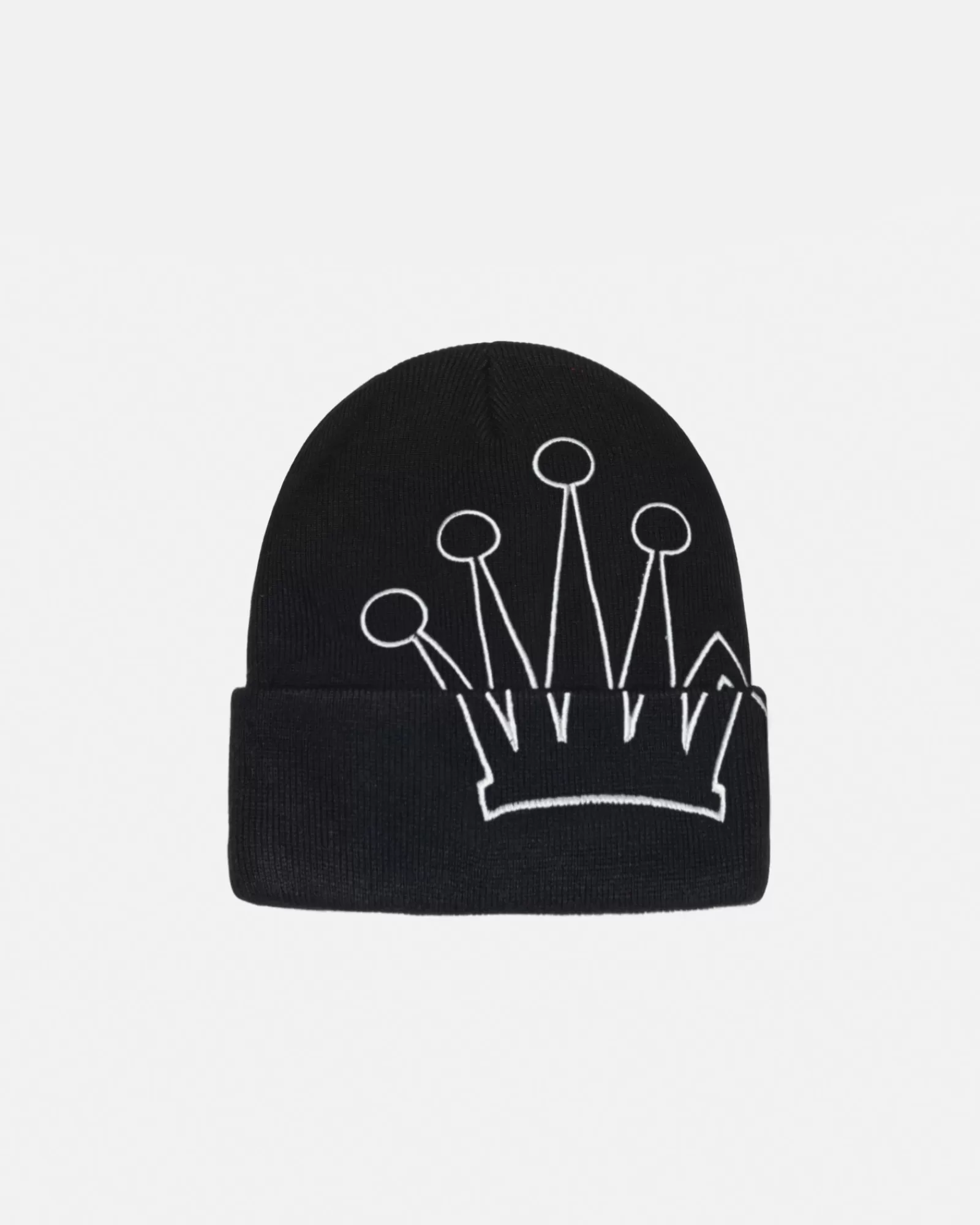 Mützen & Hüte*Stüssy CUFF BEANIE CROWN Black