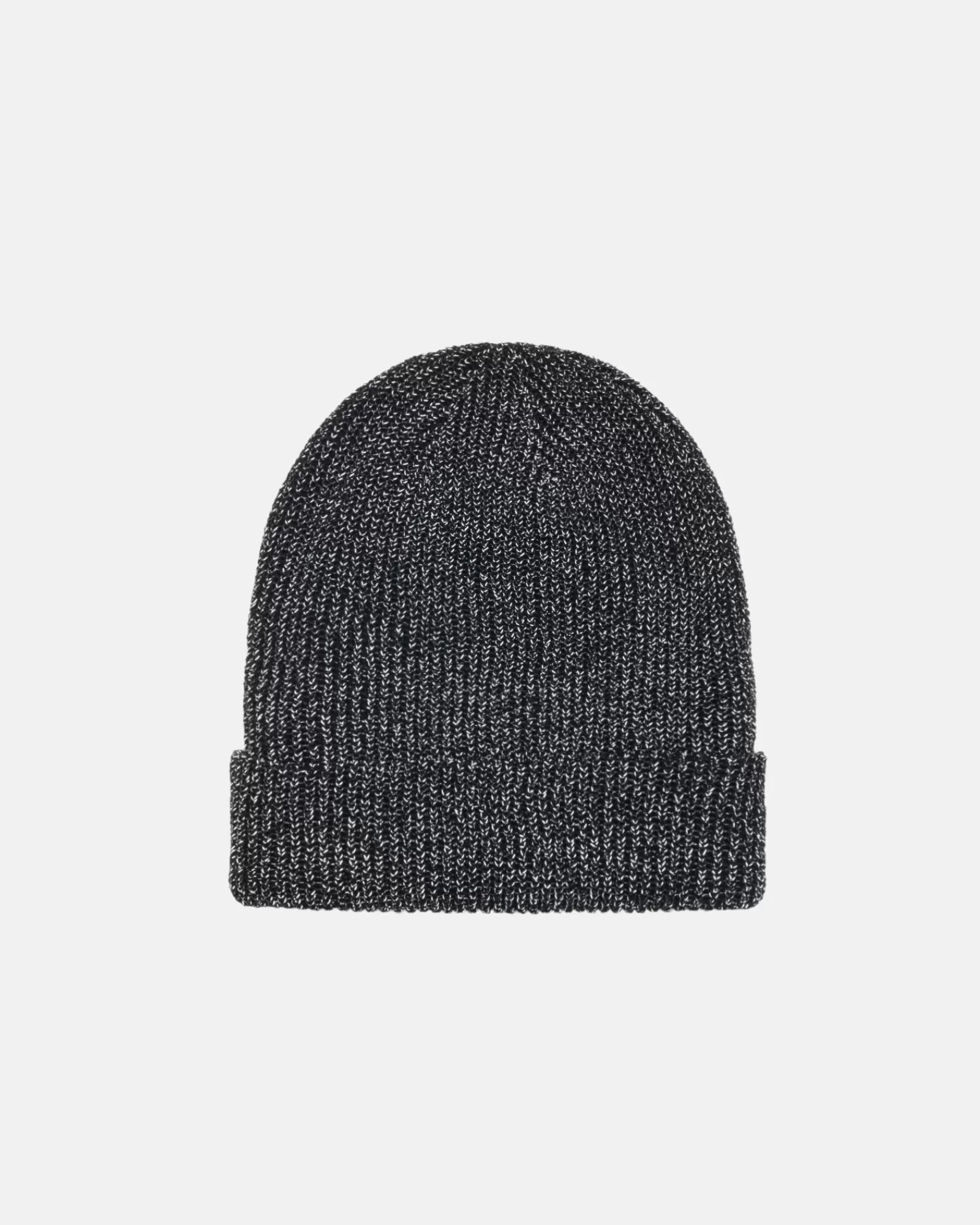 Mützen & Hüte*Stüssy CUFF BEANIE REFLEKTIERENDES GARN Black