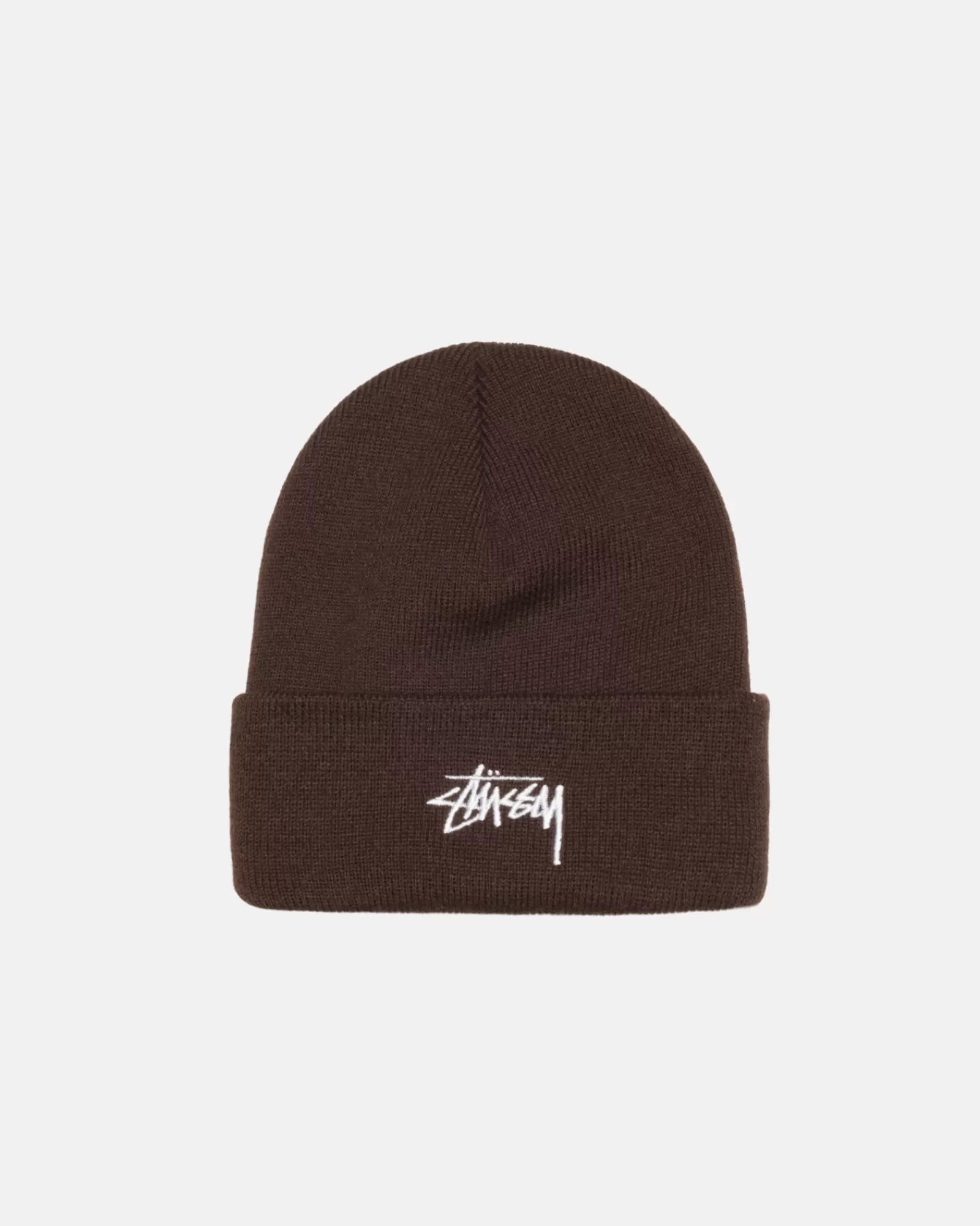 Mützen & Hüte*Stüssy CUFF BEANIE STOCK Coffee