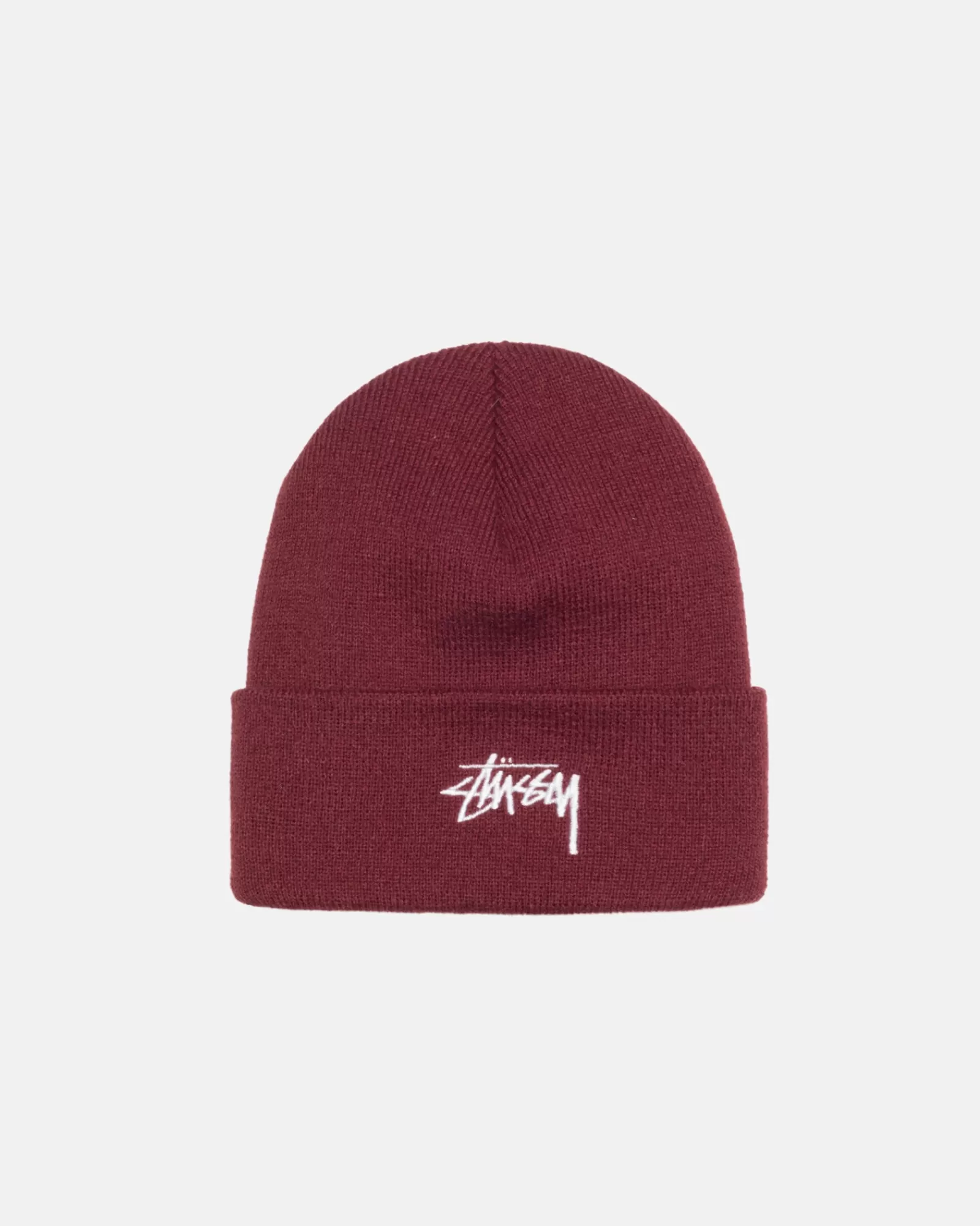 Mützen & Hüte*Stüssy CUFF BEANIE STOCK Syrah