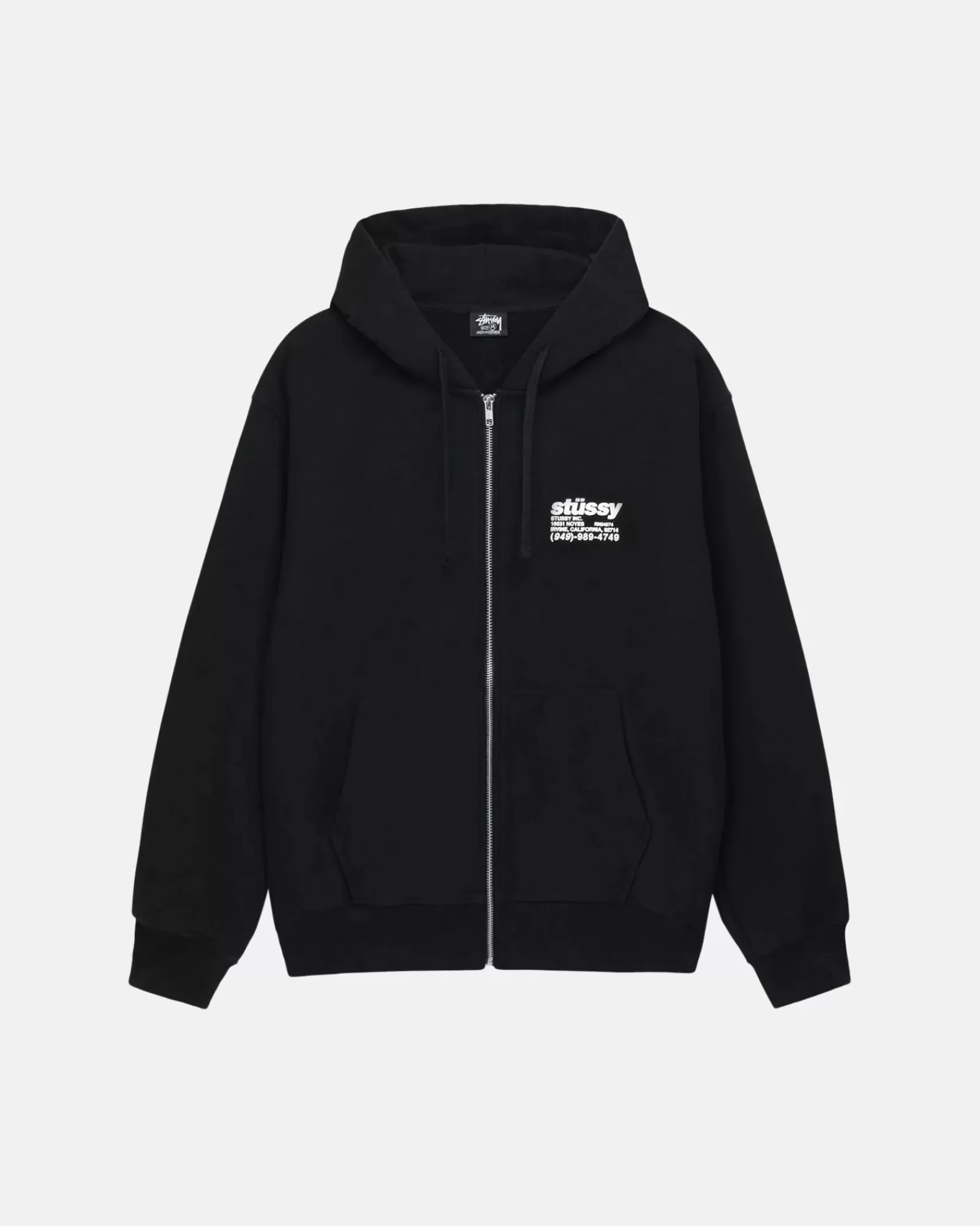 Hoodies*Stüssy DNA ZIP HOODIE Black