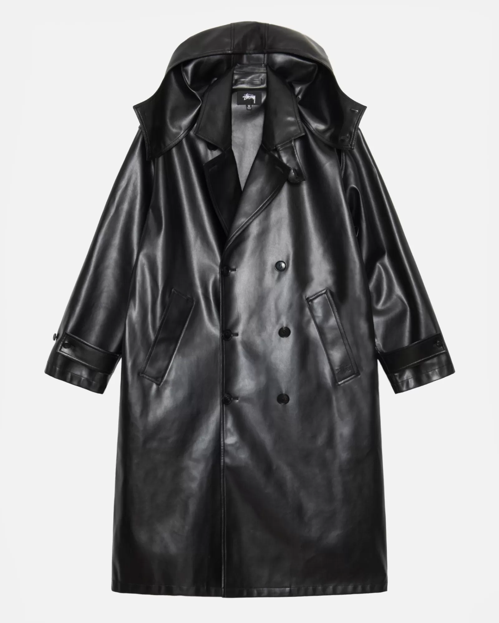 Jacken & Westen*Stüssy DOUBLE BREASTED TRENCH Black