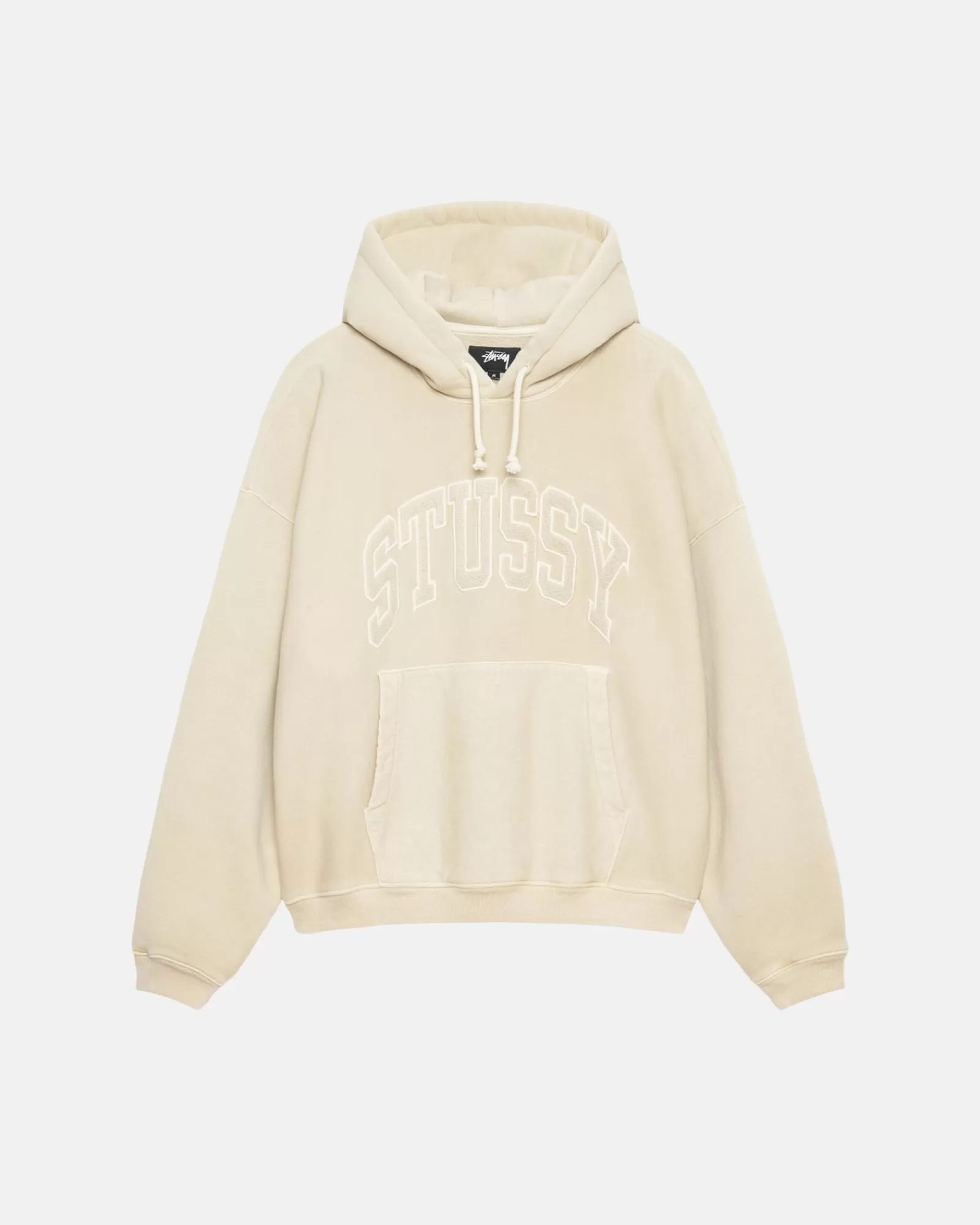 Hoodies*Stüssy EMBROIDERED RELAXED HOODIE Sand