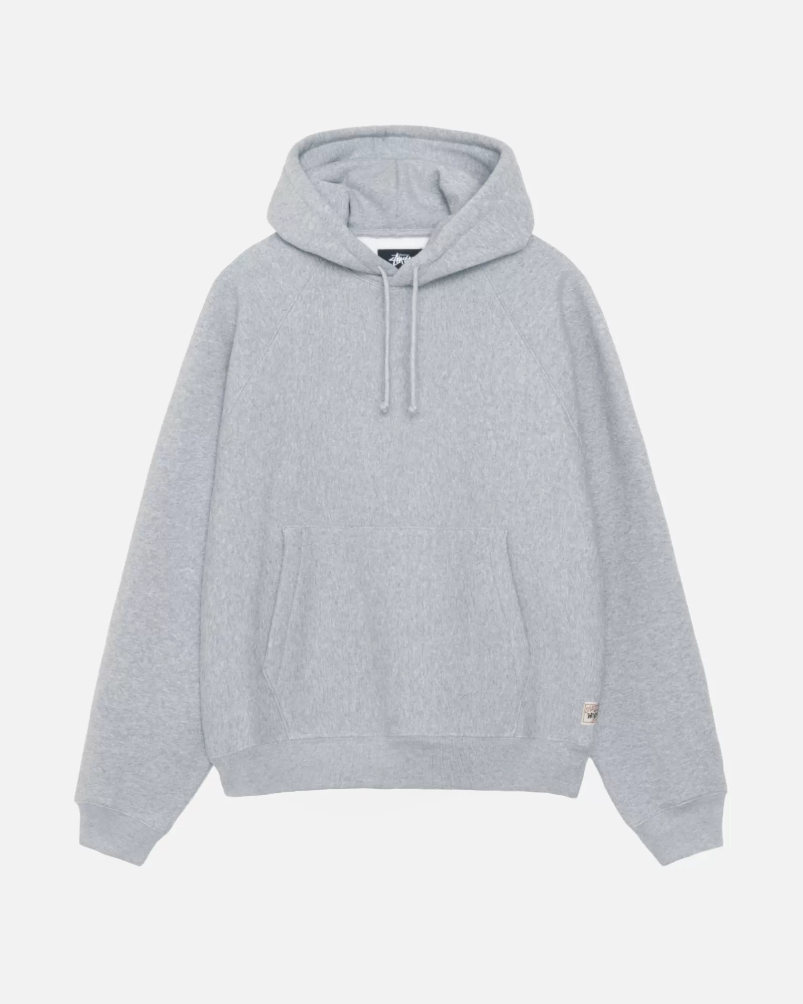 Hoodies*Stüssy FLEECE RAGLAN HOODIE Grey Heather