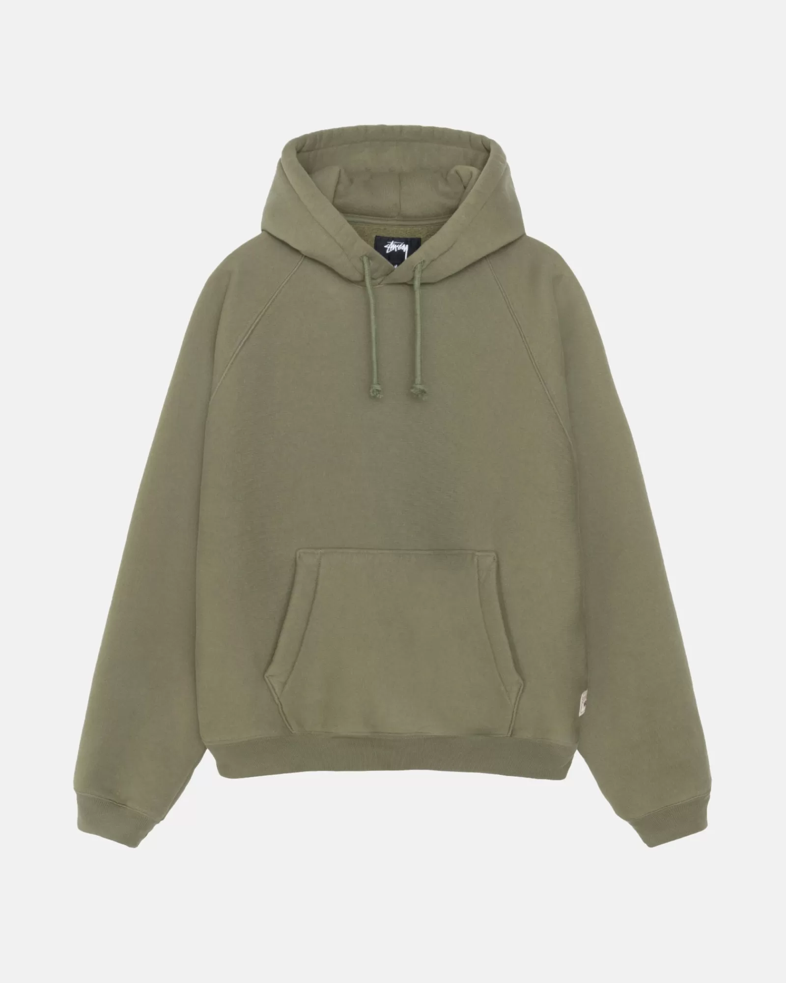 Hoodies*Stüssy FLEECE RAGLAN HOODIE Olive