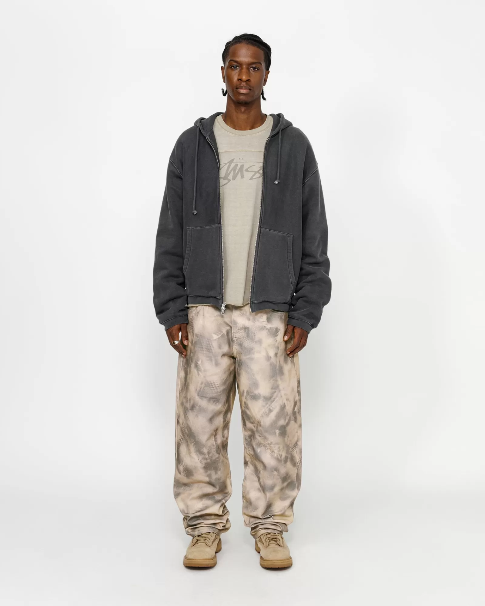 Hosen | Denim*Stüssy GROSSE OL' JEAN STENPAT CAMO North Fork