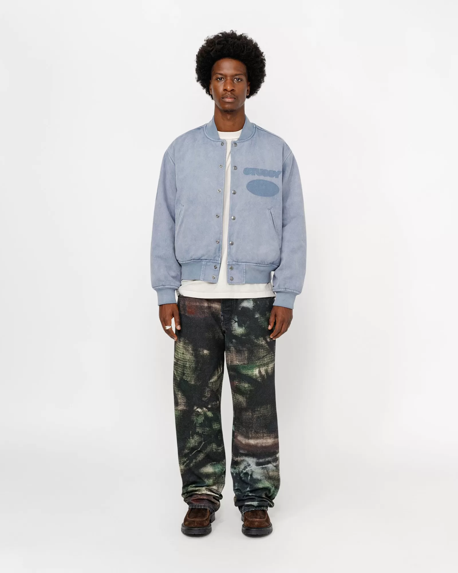 Hosen | Denim*Stüssy GROSSE OL' JEAN STENPAT CAMO Fortine