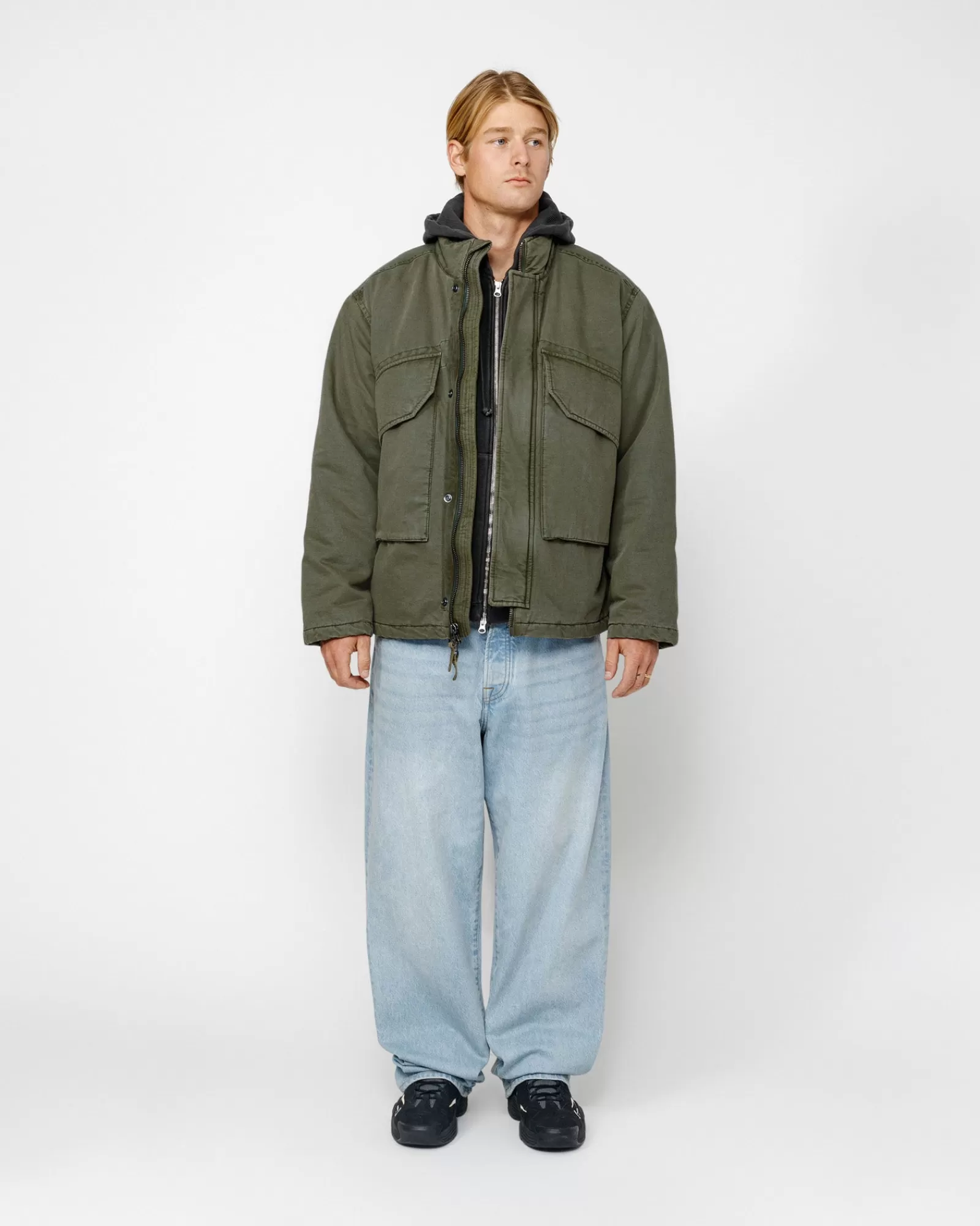 Jacken & Westen*Stüssy INSULATED FIELD JACKET Olive