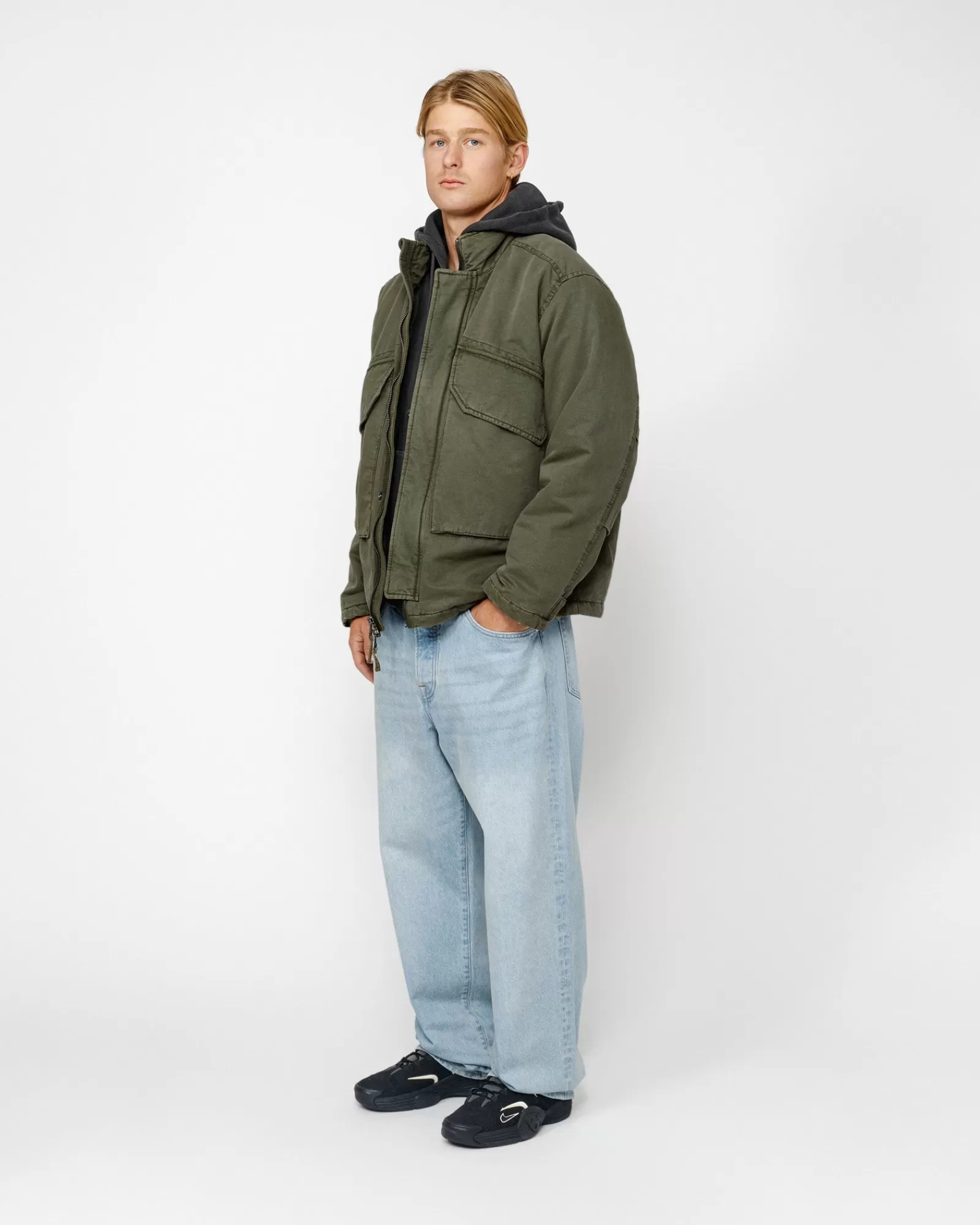 Jacken & Westen*Stüssy INSULATED FIELD JACKET Olive