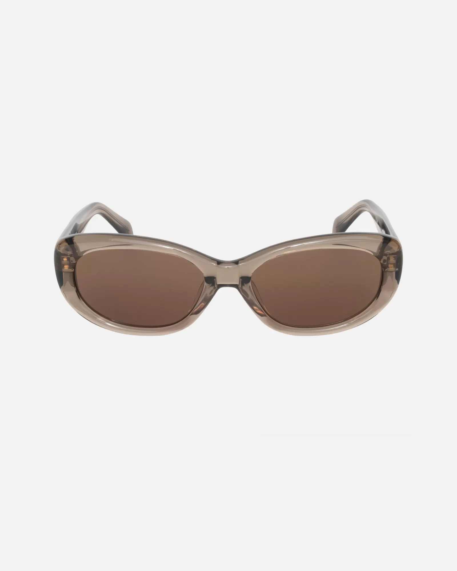 Accessoires | Sonnenbrillen*Stüssy JUNE SUNGLASSES Brown Crystal / Brown Lens