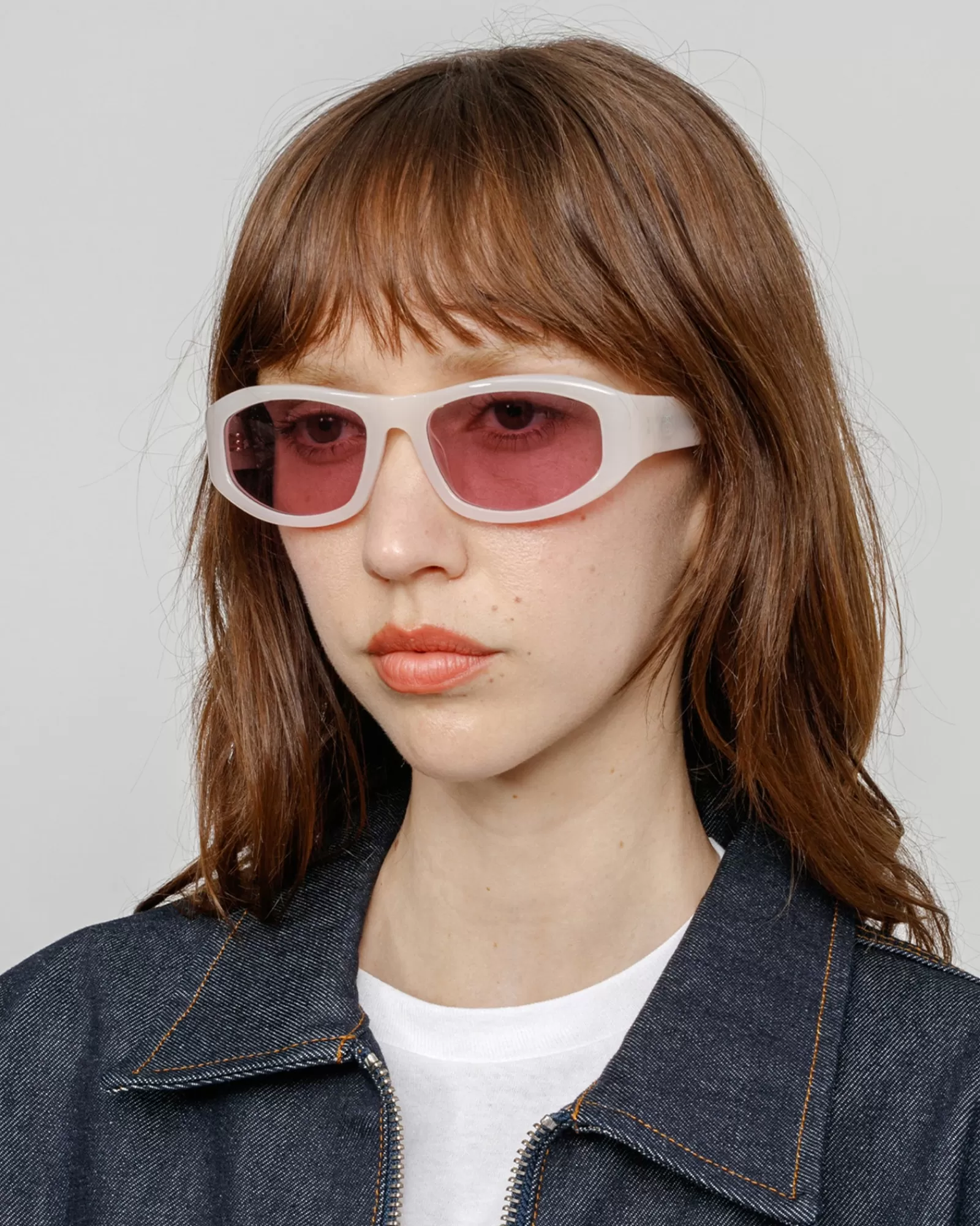 Accessoires | Sonnenbrillen*Stüssy LANDON SUNGLASSES Cream / Pink Lens