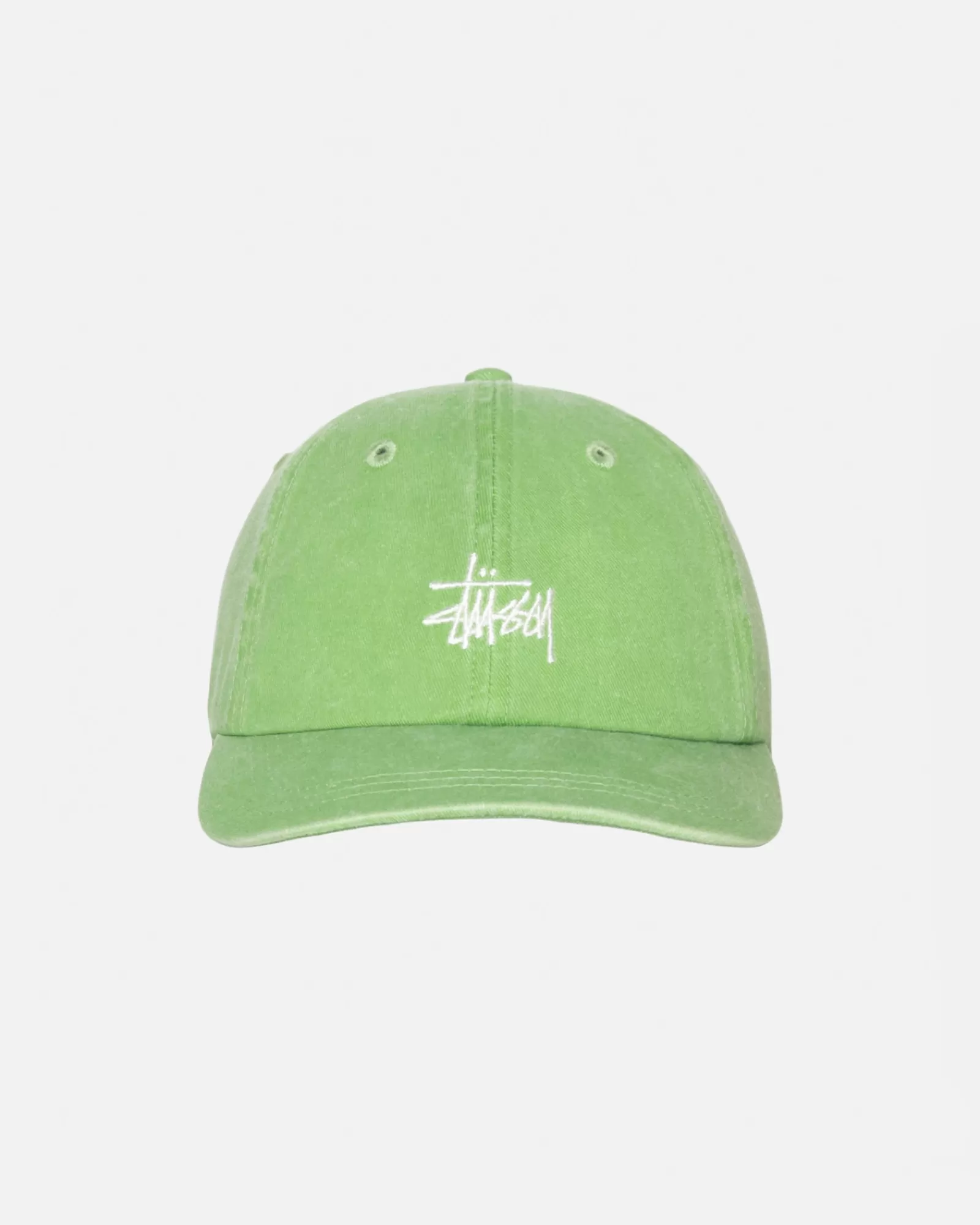 Mützen & Hüte*Stüssy LOW PROFILE BASIC WASHED STRAPBACK Brocolli