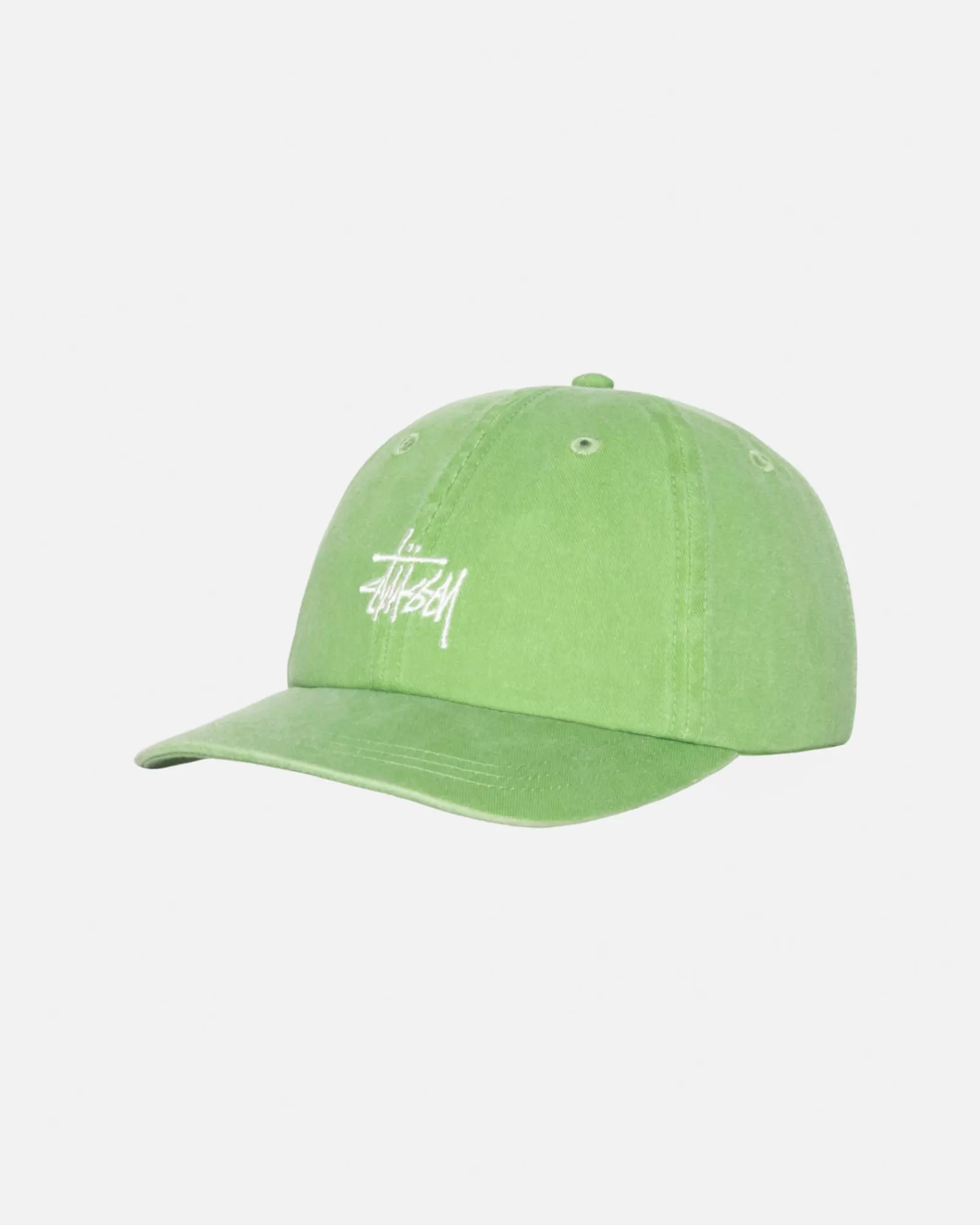 Mützen & Hüte*Stüssy LOW PROFILE BASIC WASHED STRAPBACK Brocolli