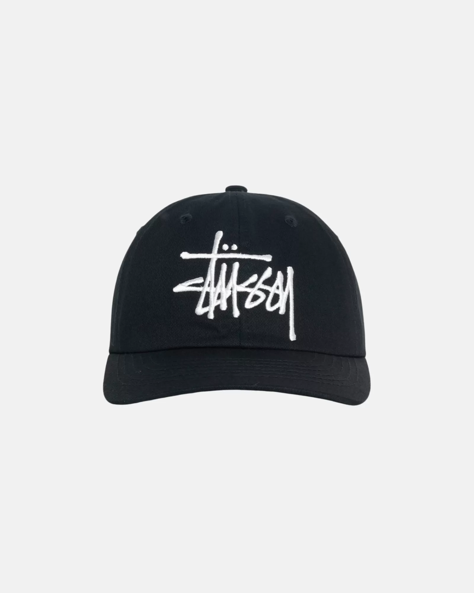 Mützen & Hüte*Stüssy LOW PROFILE BIG BASIC SNAPBACK Anthracite