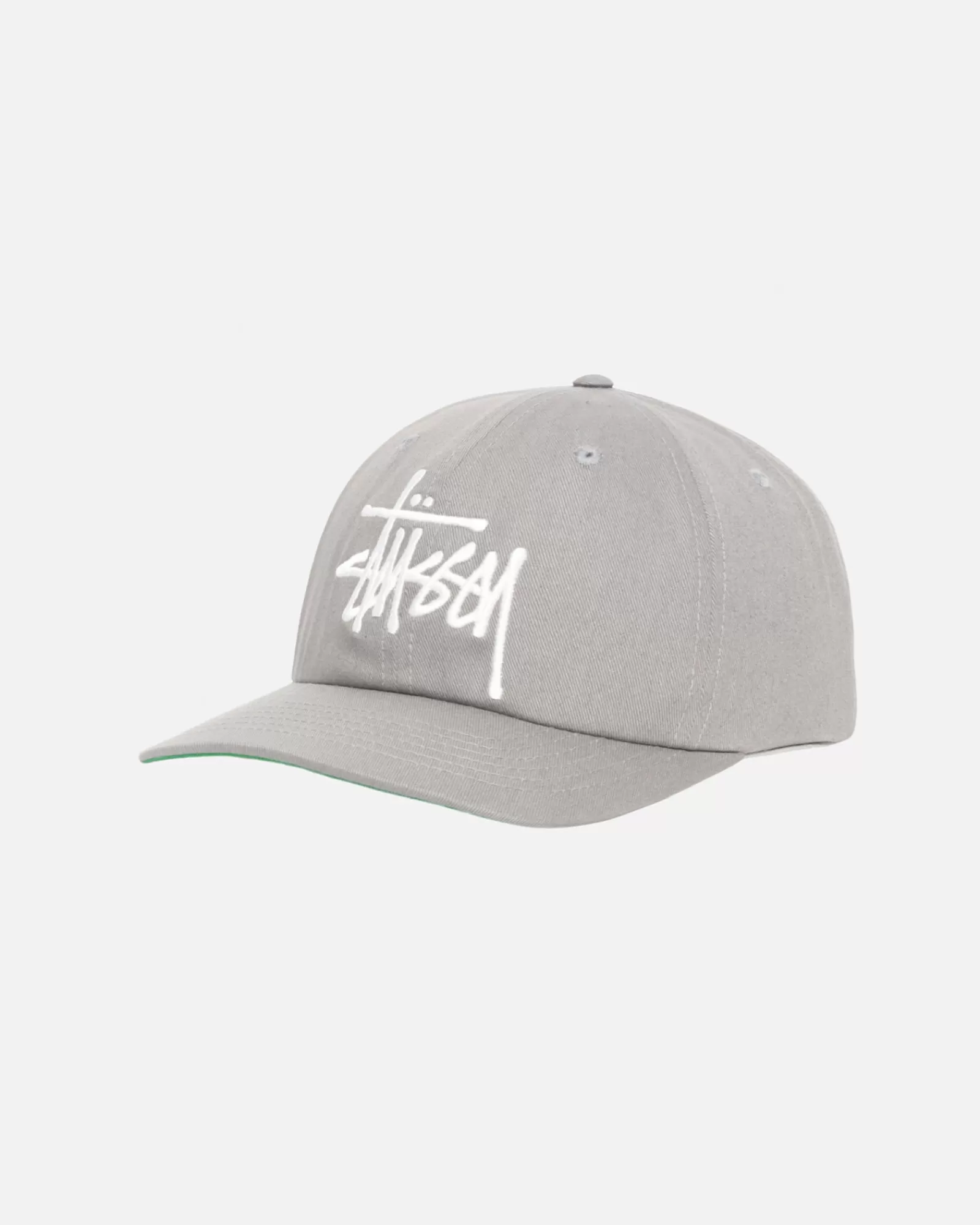 Mützen & Hüte*Stüssy LOW PROFILE BIG BASIC SNAPBACK Steel Grey